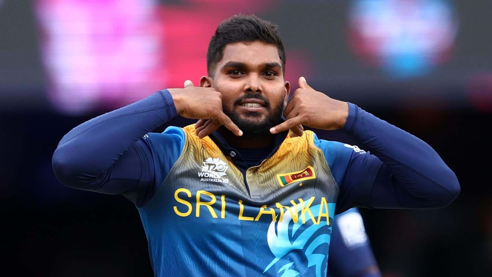 वनिंदु हसरंगा को सौंपी जा सकती है श्रीलंका की टी-20 टीम की कमान- रिपोर्ट