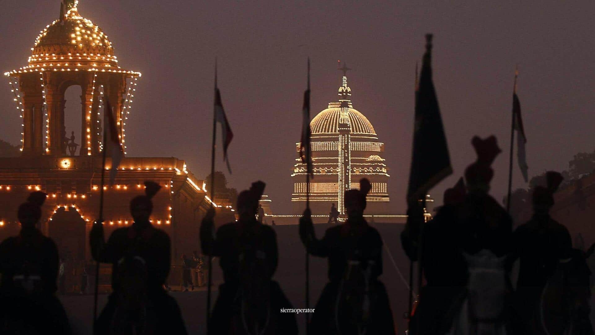 बीटिंग रिट्रीट के साथ गणतंत्र दिवस समारोह का समापन, देशभक्ति धुनों से गूंजी राजधानी