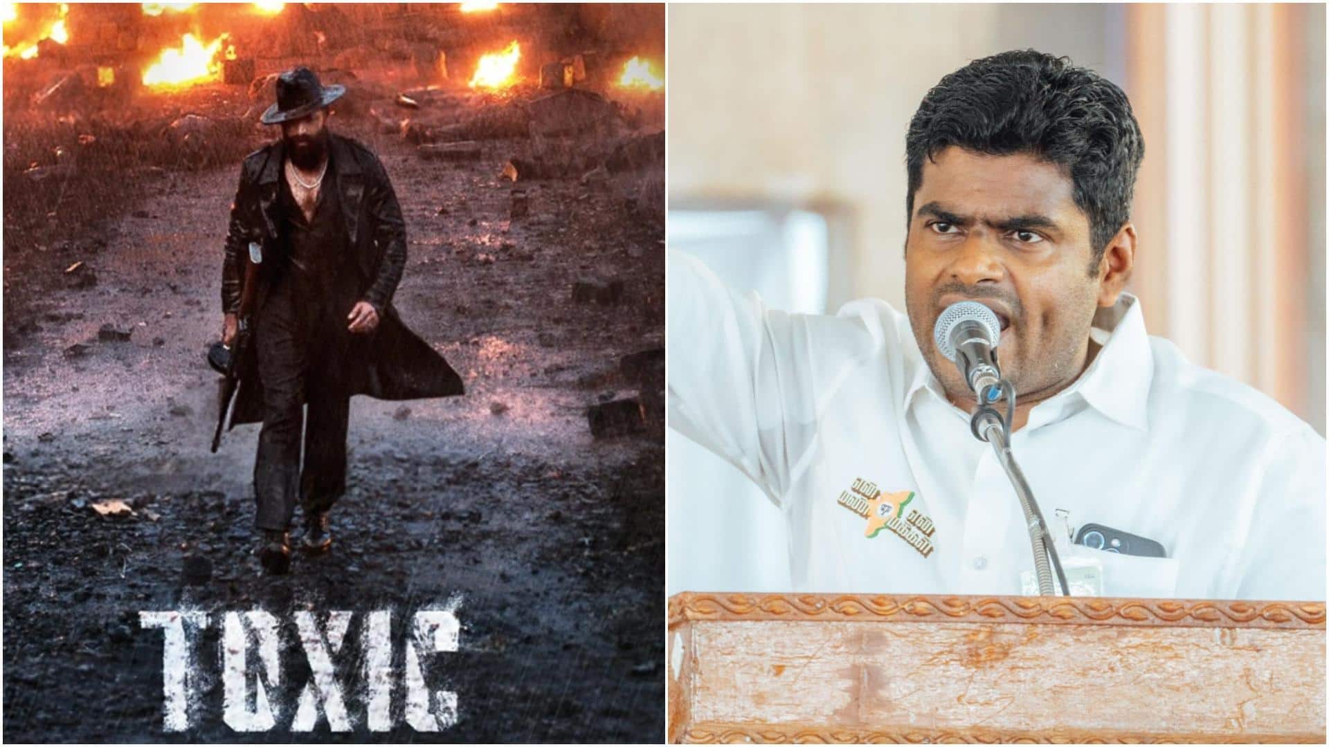 'टॉक्सिक' विवाद के बीच के अन्नामलाई का CBFC पर फूटा गुस्सा, 'सख्त प्रमाणन' की मांग की