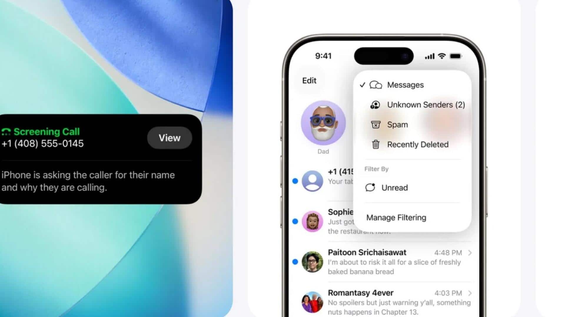 iOS 26 में स्पैम कॉल और मैसेज से यूजर्स को मिलेगी राहत iOS 26 में स्पैम कॉल और मैसेज से यूजर्स को मिलेगी राहत