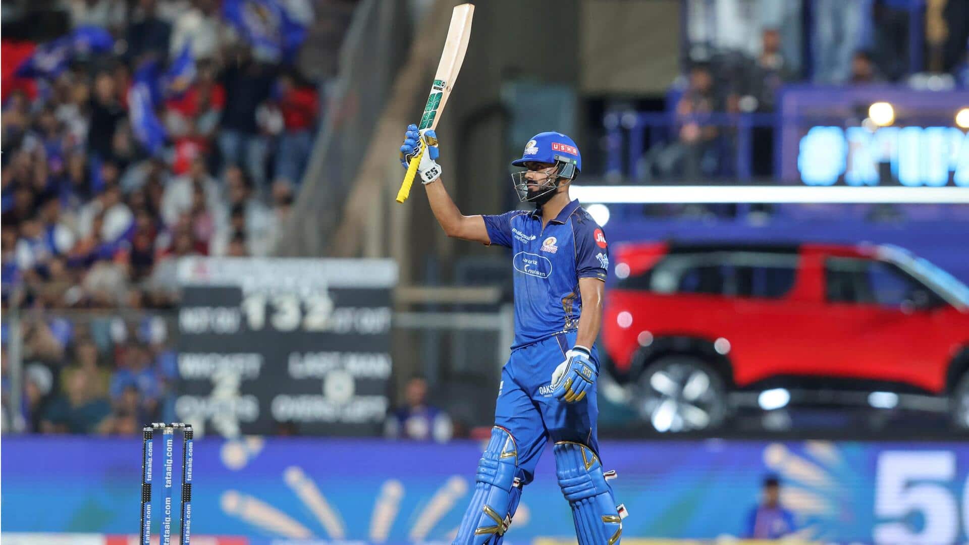 IPL 2026: नमन धीर ने PBKS के खिलाफ लगाया अर्धशतक, पूरे किए 1,000 टी-20 रन