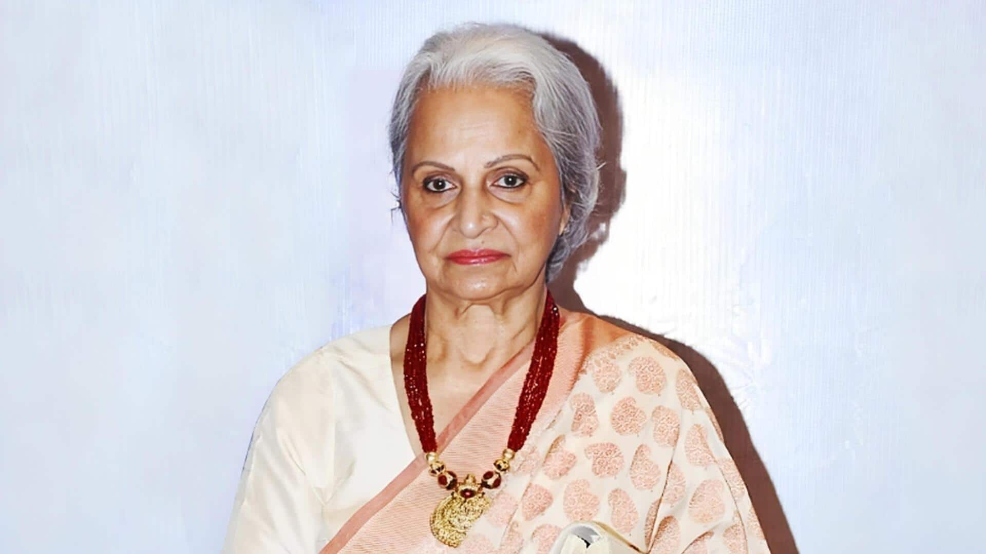 एआर रहमान की 'सांप्रदायिक' टिप्पणी पर वहीदा रहमान बोलीं- ये देश हमारा है, खुश रहो