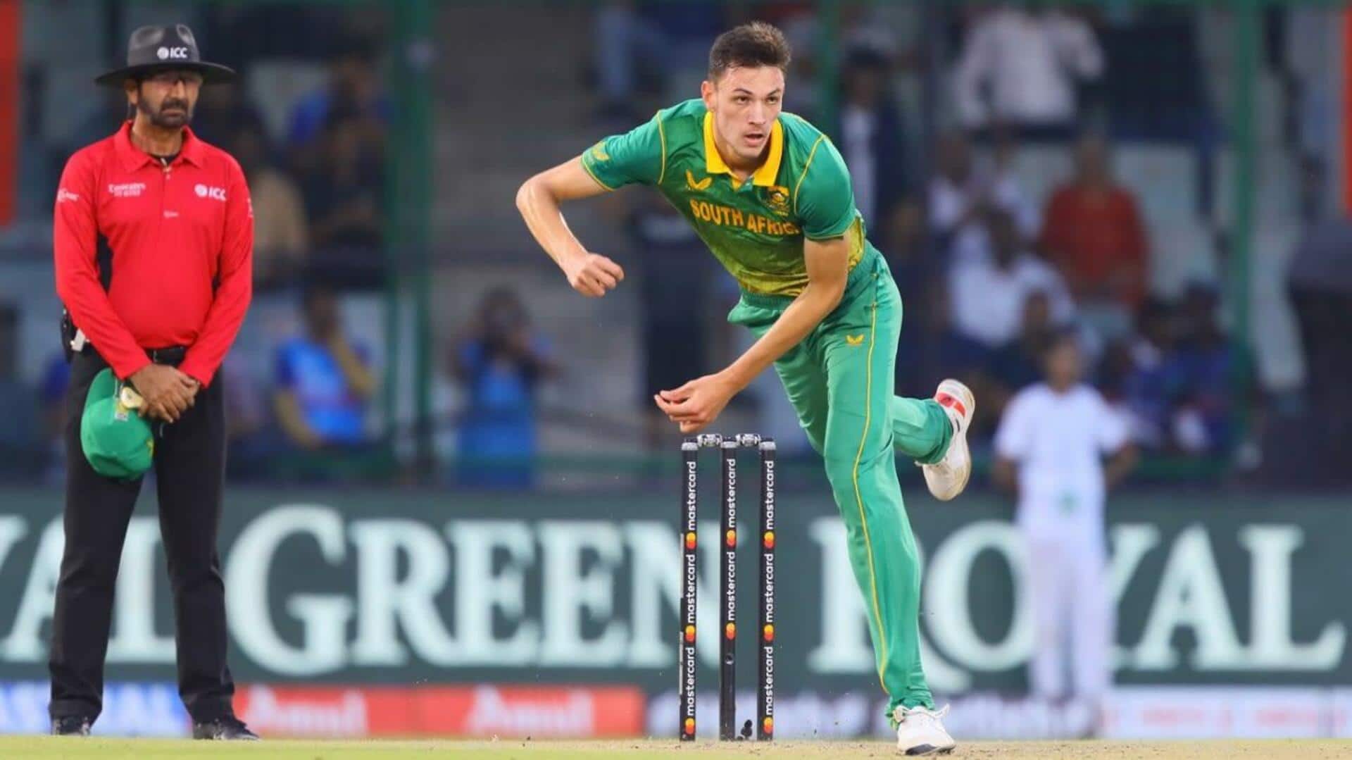 दक्षिण अफ्रीका बनाम वेस्टइंडीज: मार्को येंसन ने लिए 3 विकेट, किया अपना बेस्ट टी-20 अंतरराष्ट्रीय प्रदर्शन