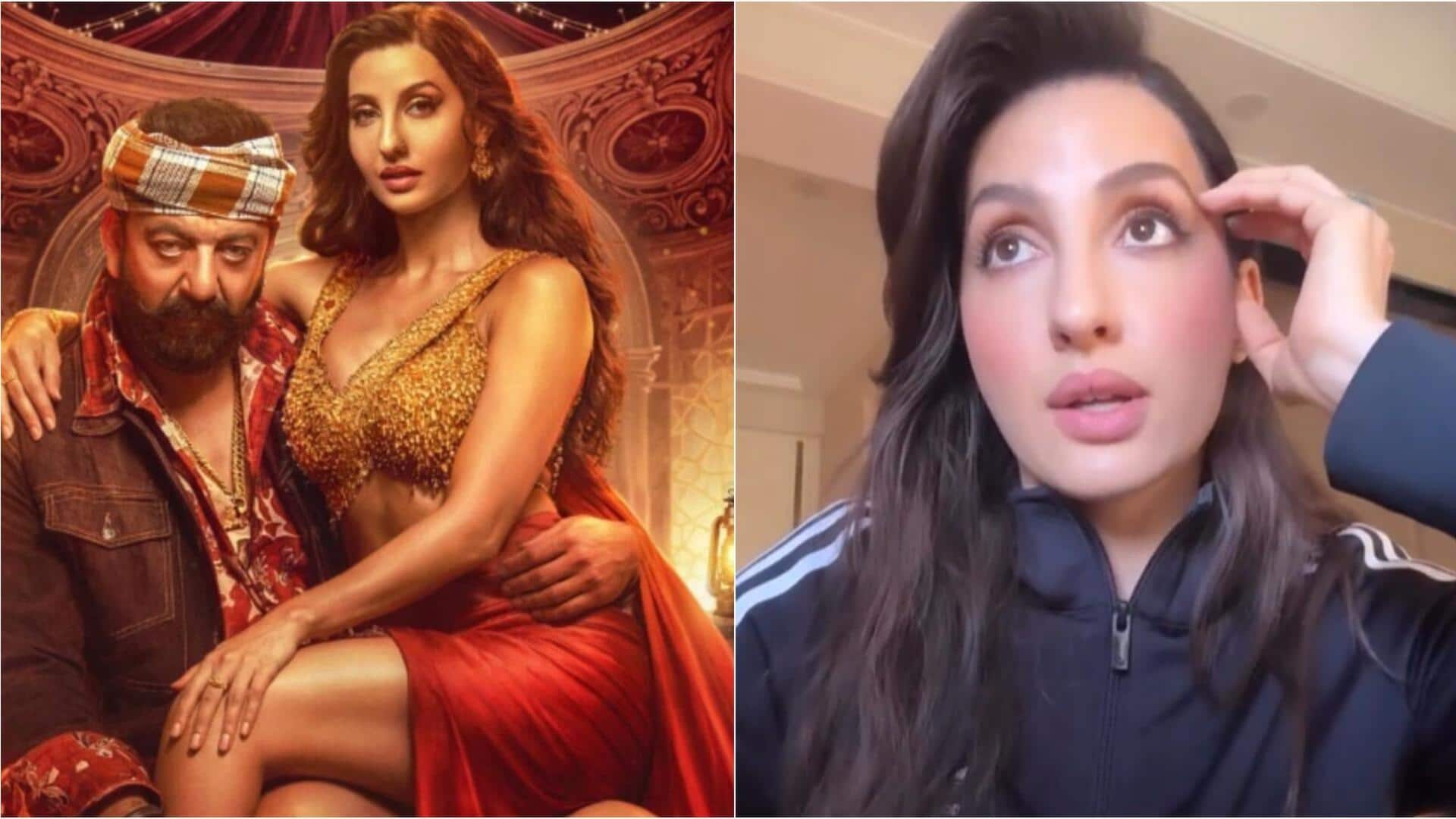 नोरा फतेही 'सरके चुनर' विवाद पर बोलीं- निर्माताओं ने मंजूरी नहीं ली, AI का इस्तेमाल किया