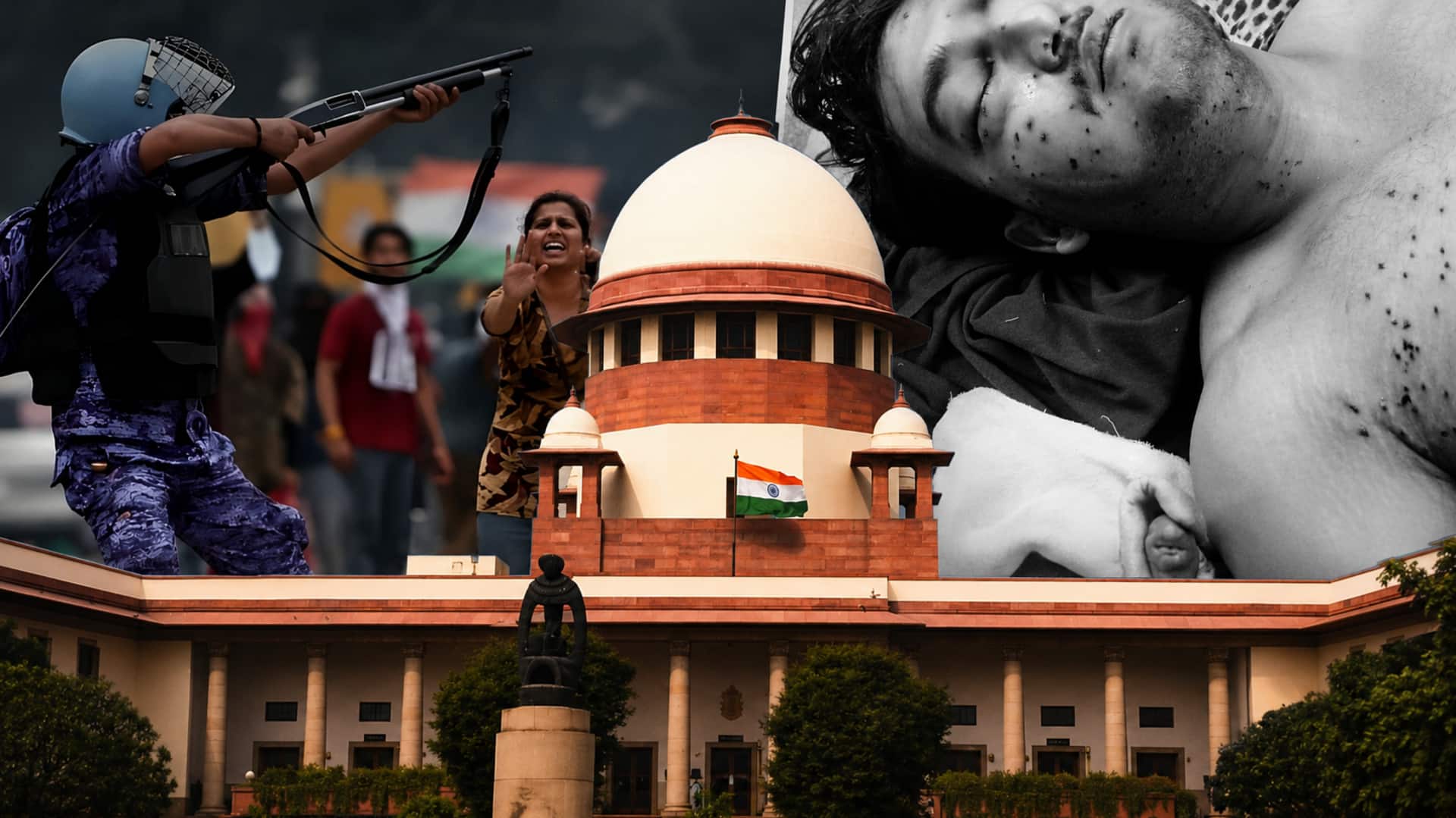 सुप्रीम कोर्ट ने पैलेट-गन उपयोग पर कहा- नियमों के बदलने तक हथियारों का इस्तेमाल अवैध नहीं