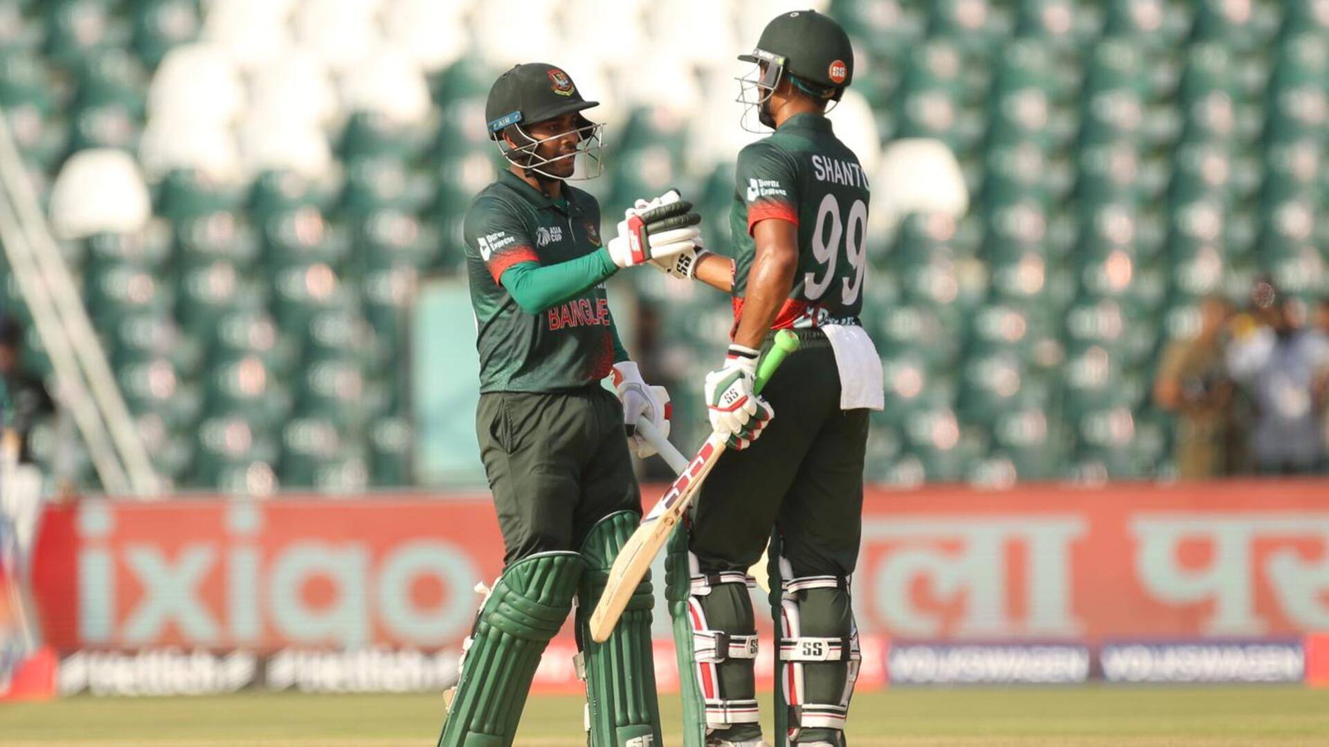 बांग्लादेश बनाम अफगानिस्तान: नजमुल शांतो और मेहदी हसन के बीच हुई 194 रन की रिकॉर्ड साझेदारी