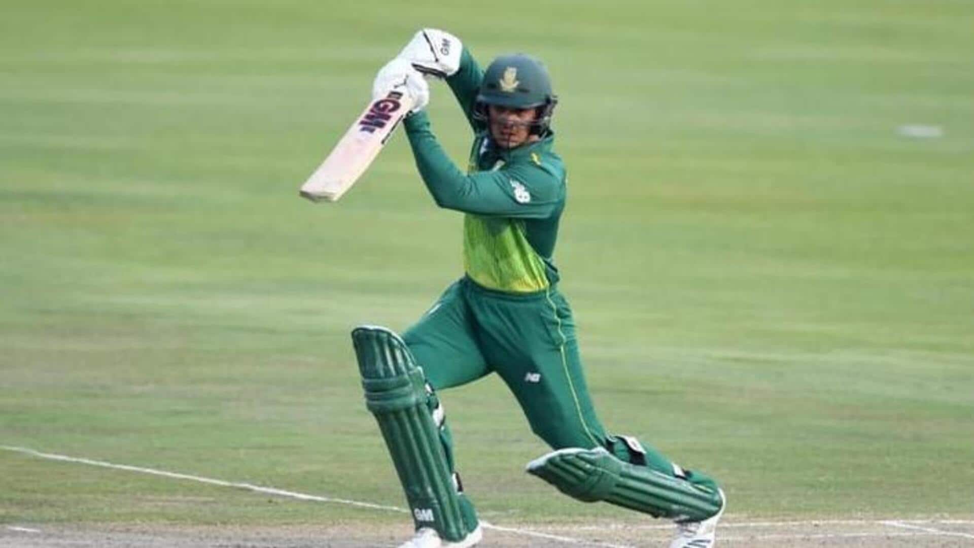 पाकिस्तान बनाम दक्षिण अफ्रीका: क्विंटन डिकॉक के वनडे पावरप्ले में 3,000 रन पूरे हुए, जानिए आंकड़े
