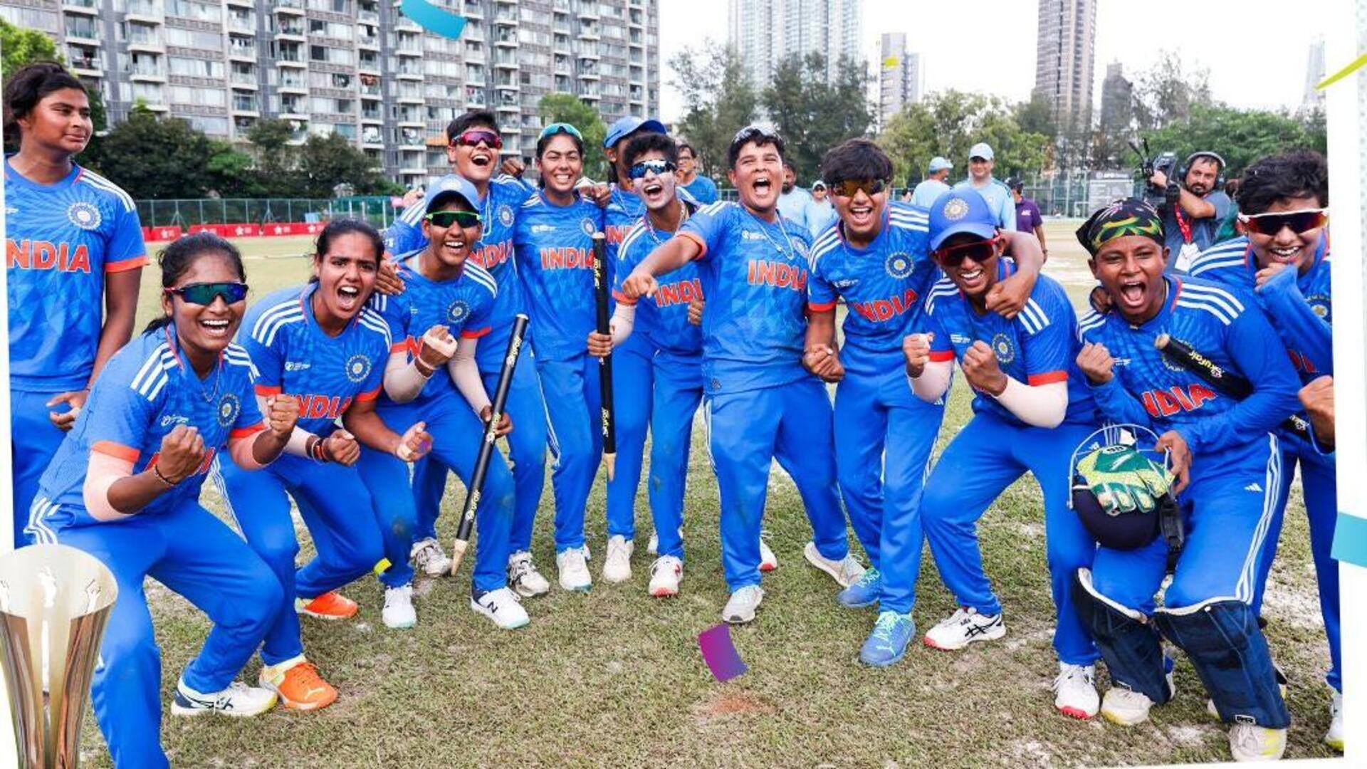 भारतीय महिला टीम ने बांग्लादेश को हराकर जीता पहला इमर्जिंग एशिया कप 