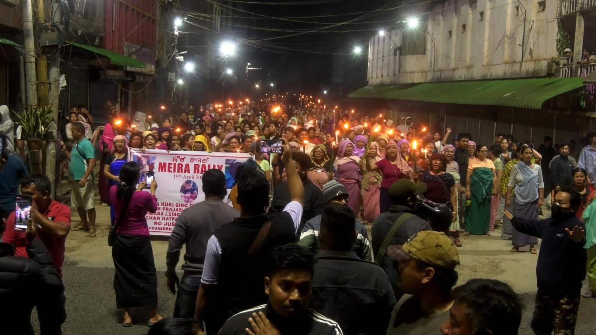 मणिपुर में 2 बच्चों की मौत के बाद नहीं थम रहा गुस्सा; विरोध-प्रदर्शन जारी, कामकाज ठप