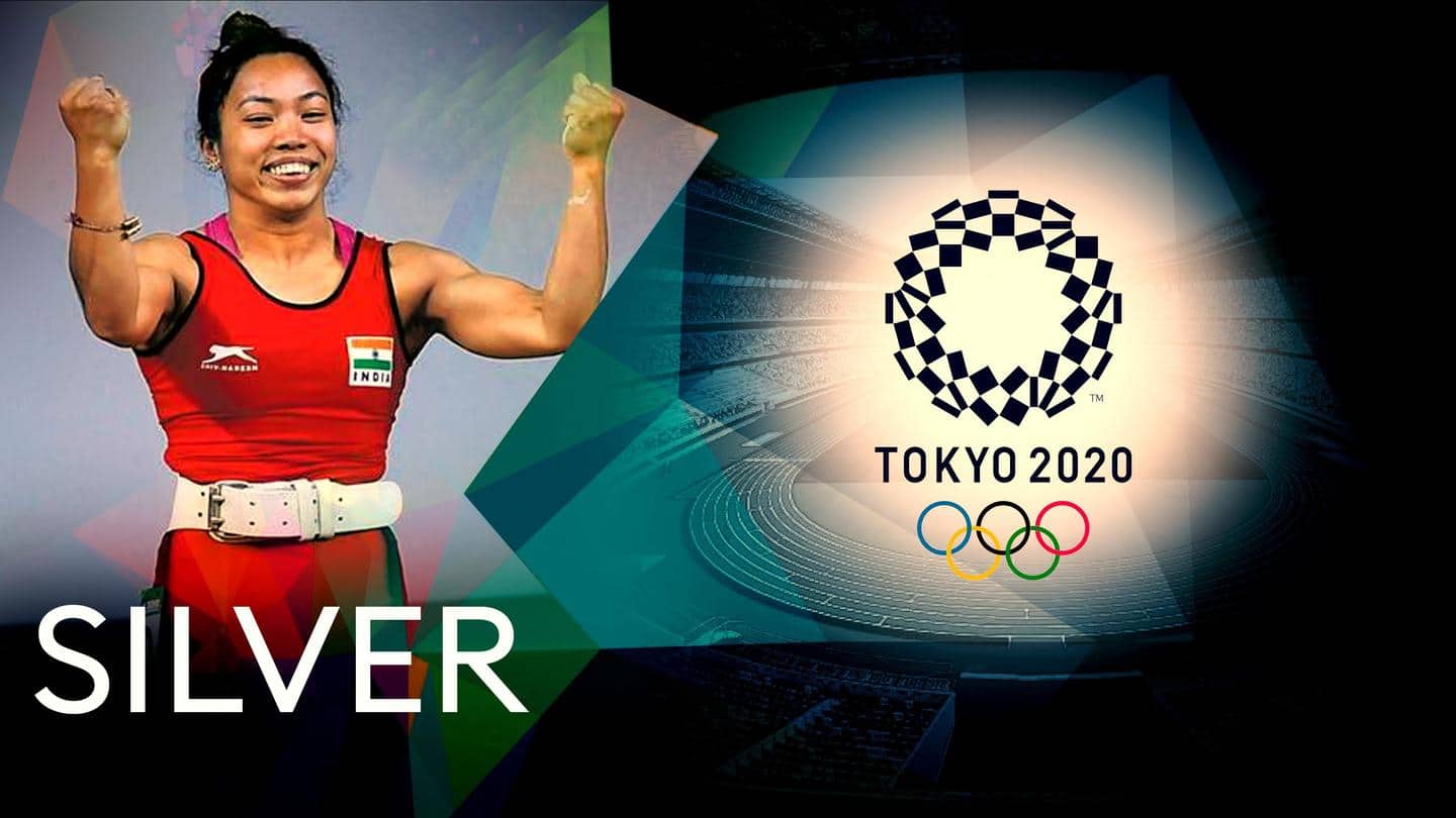 टोक्यो ओलंपिक: भारतीय महिला भारोत्तोलक मीराबाई चानू ने जीता रजत पदक