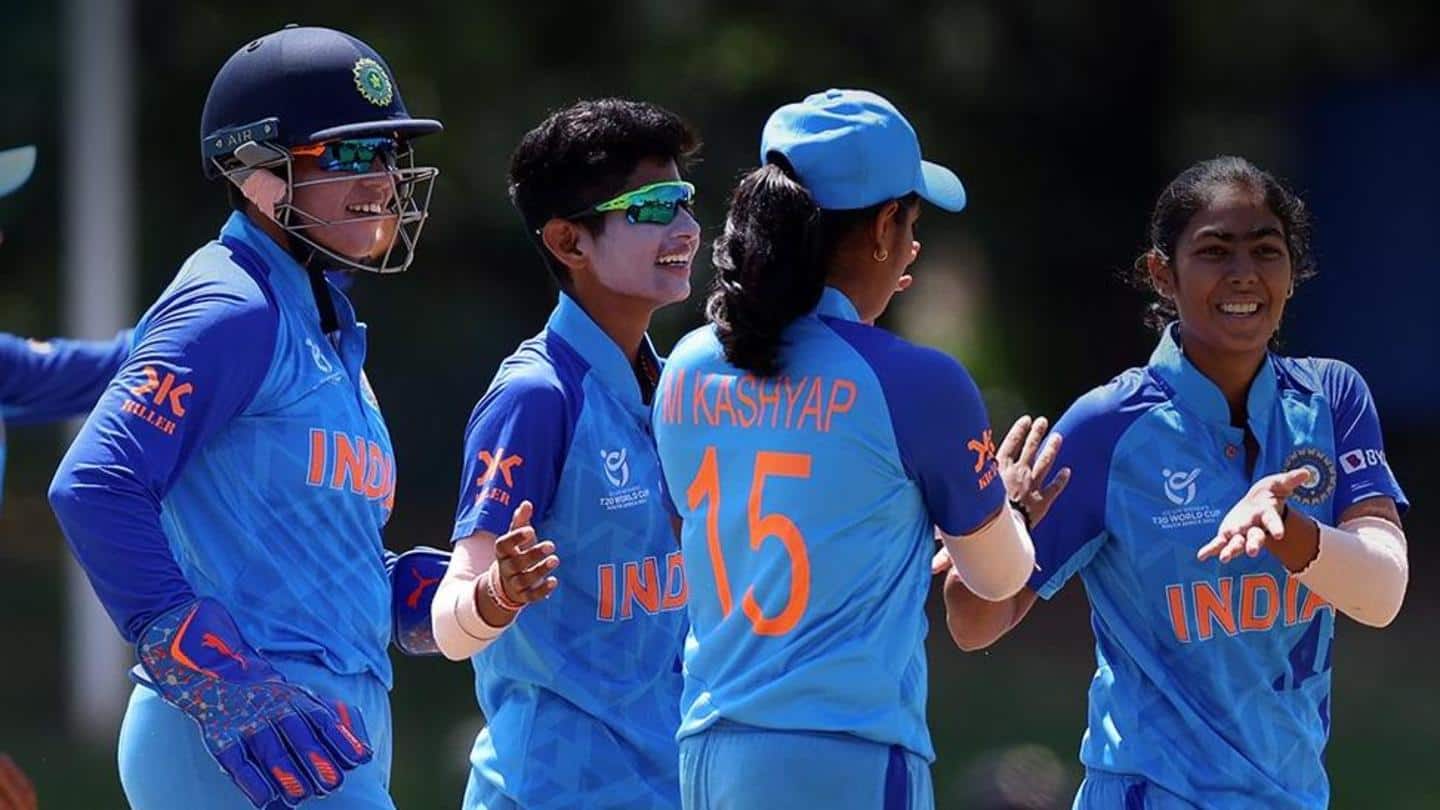 अंडर-19 महिला विश्व कप: भारतीय टीम ने न्यूजीलैंड को हराकर फाइनल में किया प्रवेश 