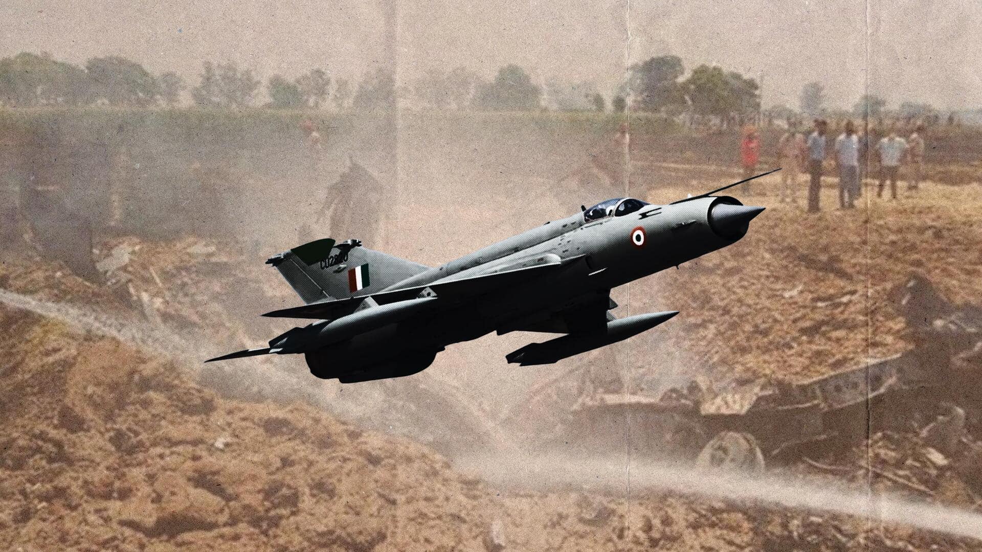 राजस्थान में वायुसेना का मिग-21 विमान क्रैश होकर घर पर गिरा, 3 की मौत
