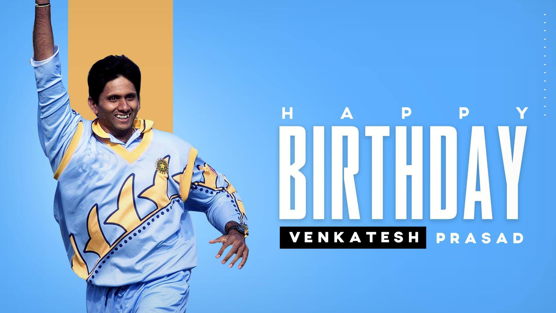 जन्मदिन विशेष: वेंकटेश प्रसाद 54 साल के हुए, जानिए उनके क्रिकेट करियर के किस्से और आंकड़े 