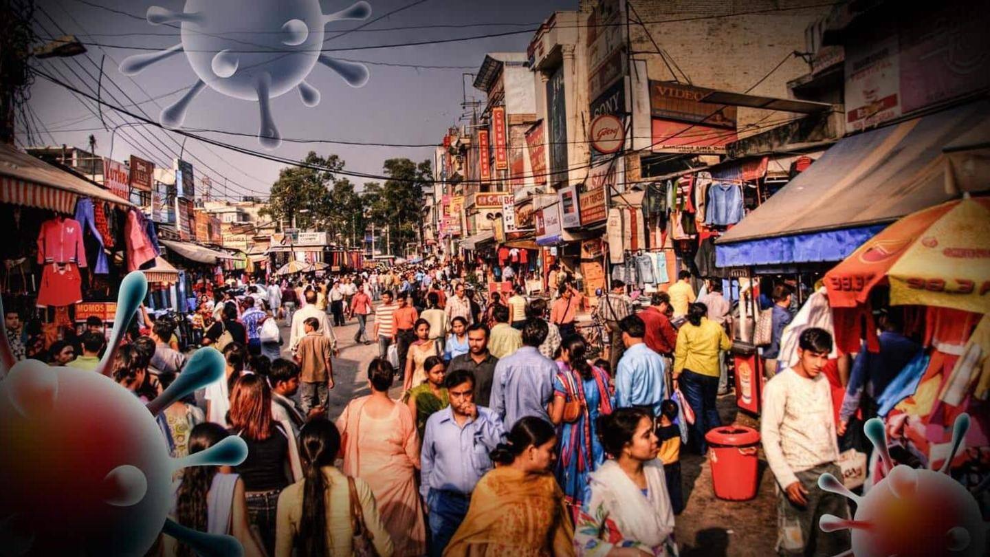 दिल्ली: कोरोना प्रोटोकॉल के उल्लंघन को लेकर सदर बाजार के एक हिस्से को किया बंद