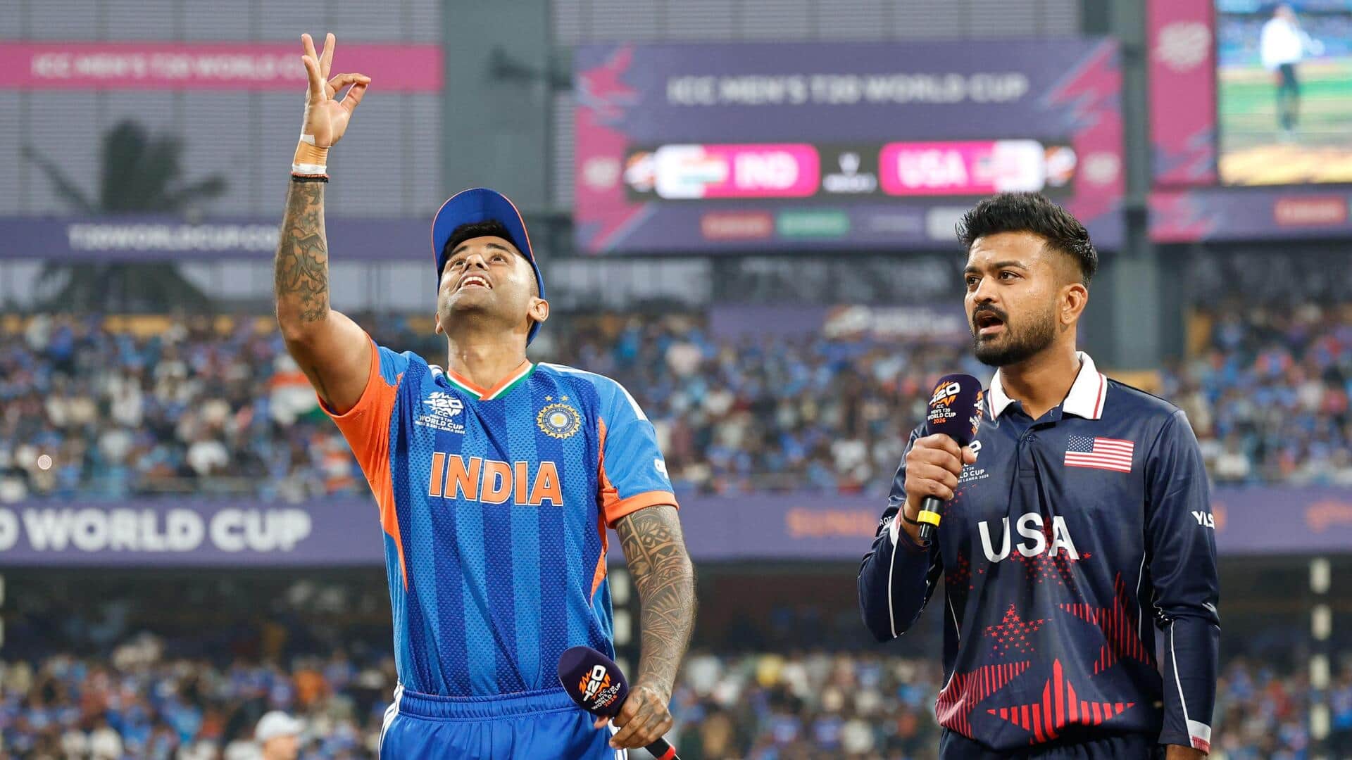 टी-20 विश्व कप 2026: USA ने भारत के खिलाफ टॉस जीतकर चुनी गेंदबाजी, सिराज की वापसी