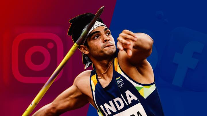 ओलंपिक गोल्ड विजेता नीरज चोपड़ा के फेसबुक और इंस्टाग्राम स्टॉक की वैल्यू 428 करोड़ रुपये