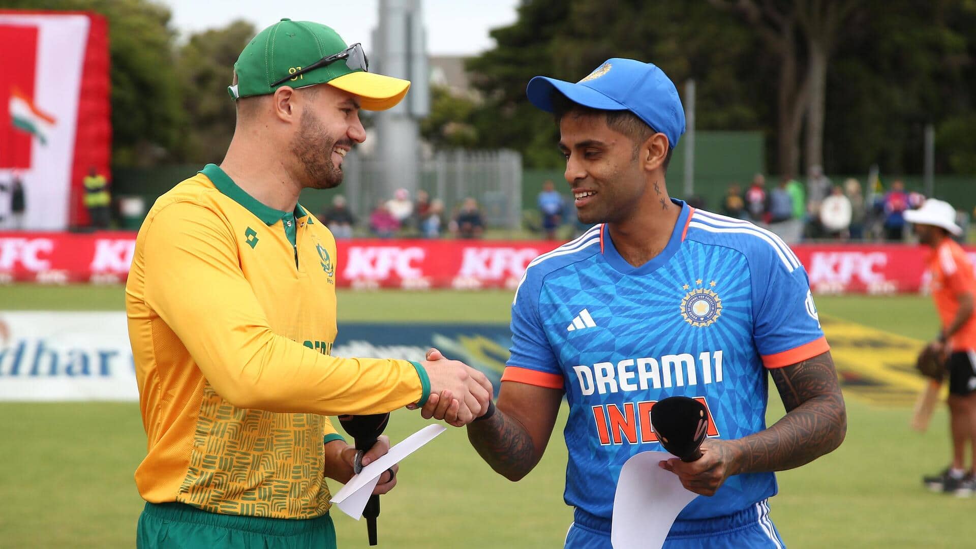 तीसरा टी-20: दक्षिण अफ्रीका ने भारत के खिलाफ टॉस जीतकर चुनी गेंदबाजी, जानिए प्लेइंग इलेवन 
