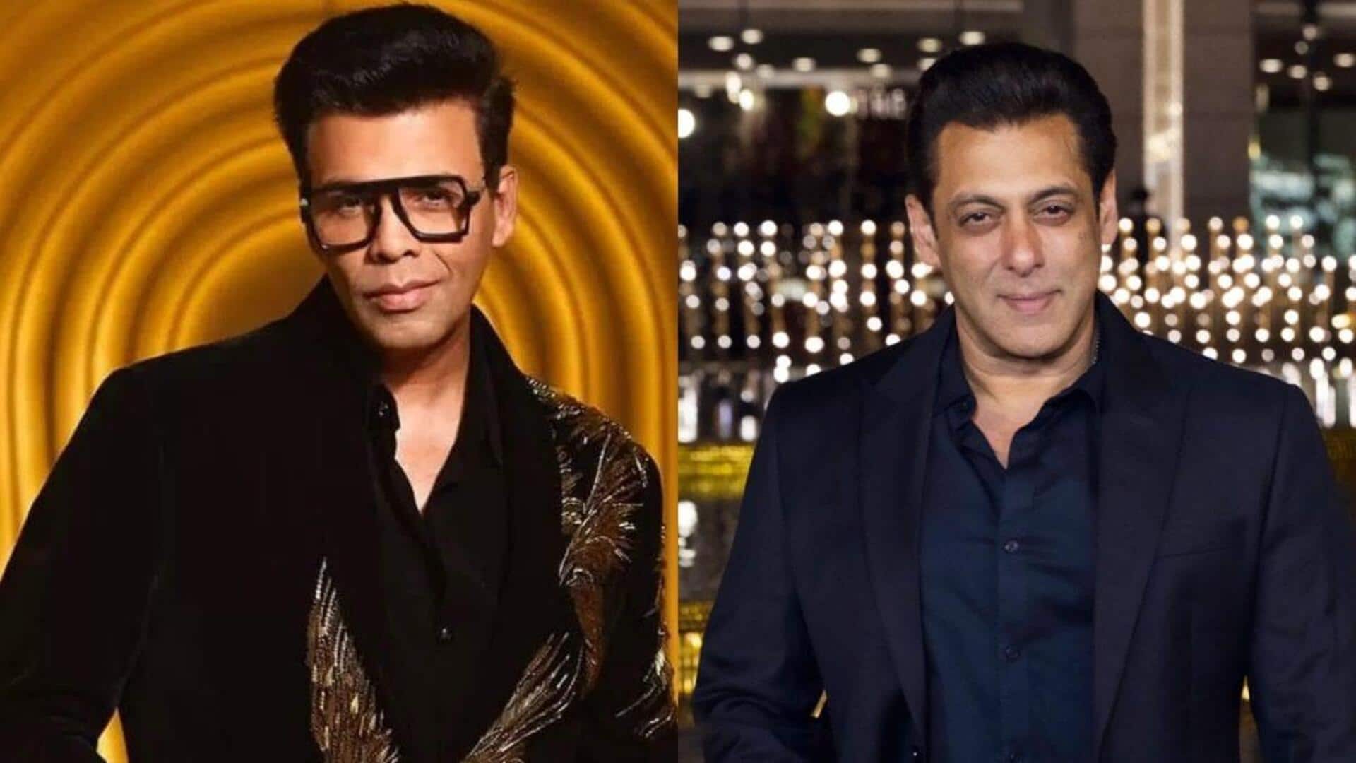 'कॉफी विद करण सीजन 9' के पहले मेहमान होंगे सलमान खान, शो में अकेले करेंगे शिरकत