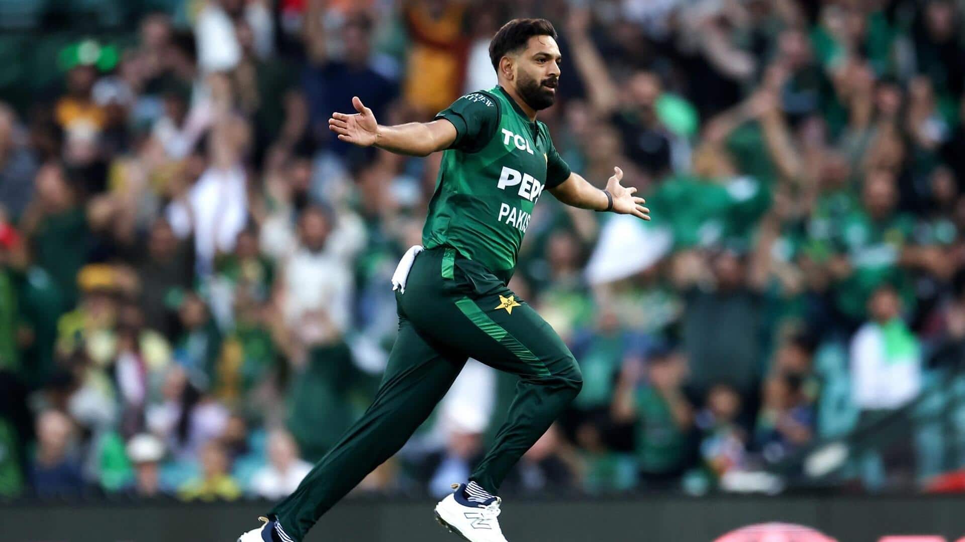 हारिस रऊफ ने श्रीलंका के खिलाफ पहले वनडे में लिए 4 विकेट, जानिए उनके आंकड़े