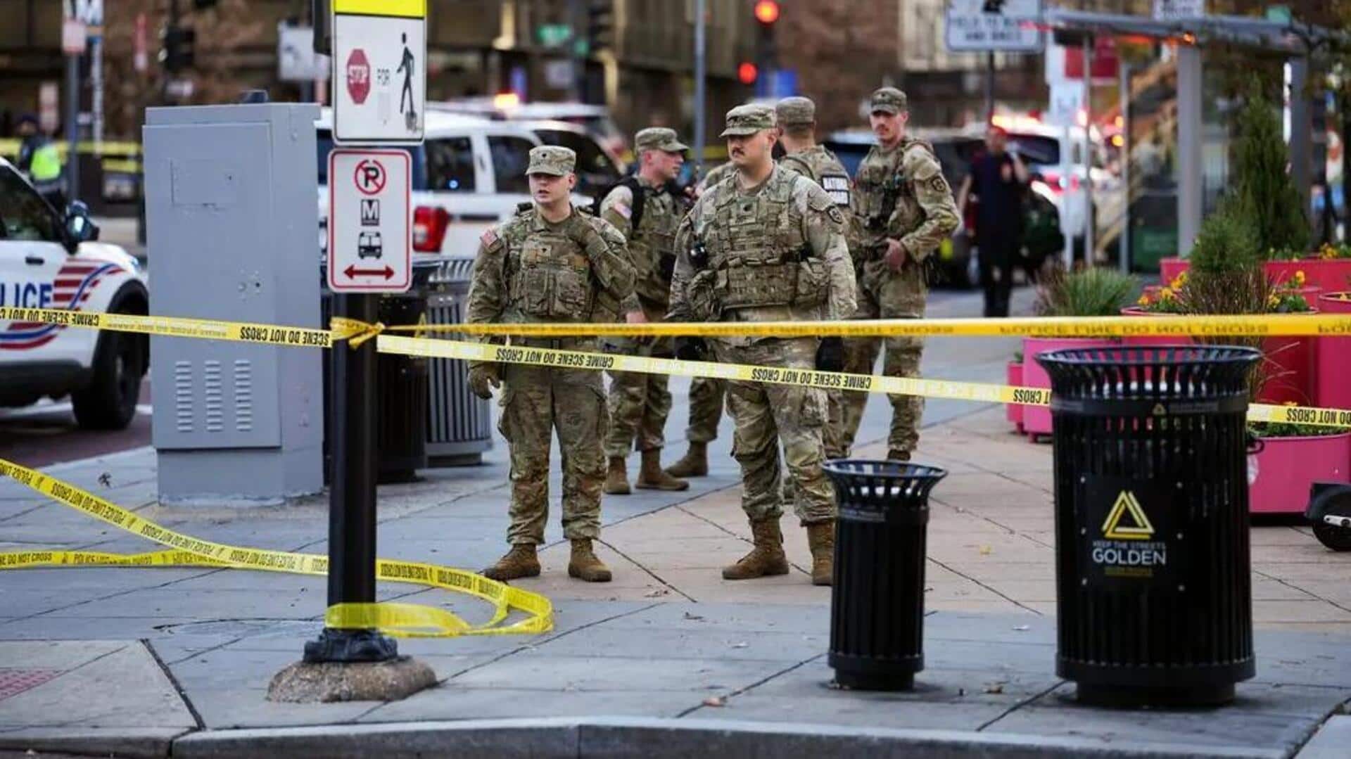 अमेरिका ने व्हाइट हाउस के पास गोलीबारी के बाद अफगान नागरिकों का आव्रजन तुरंत रोका