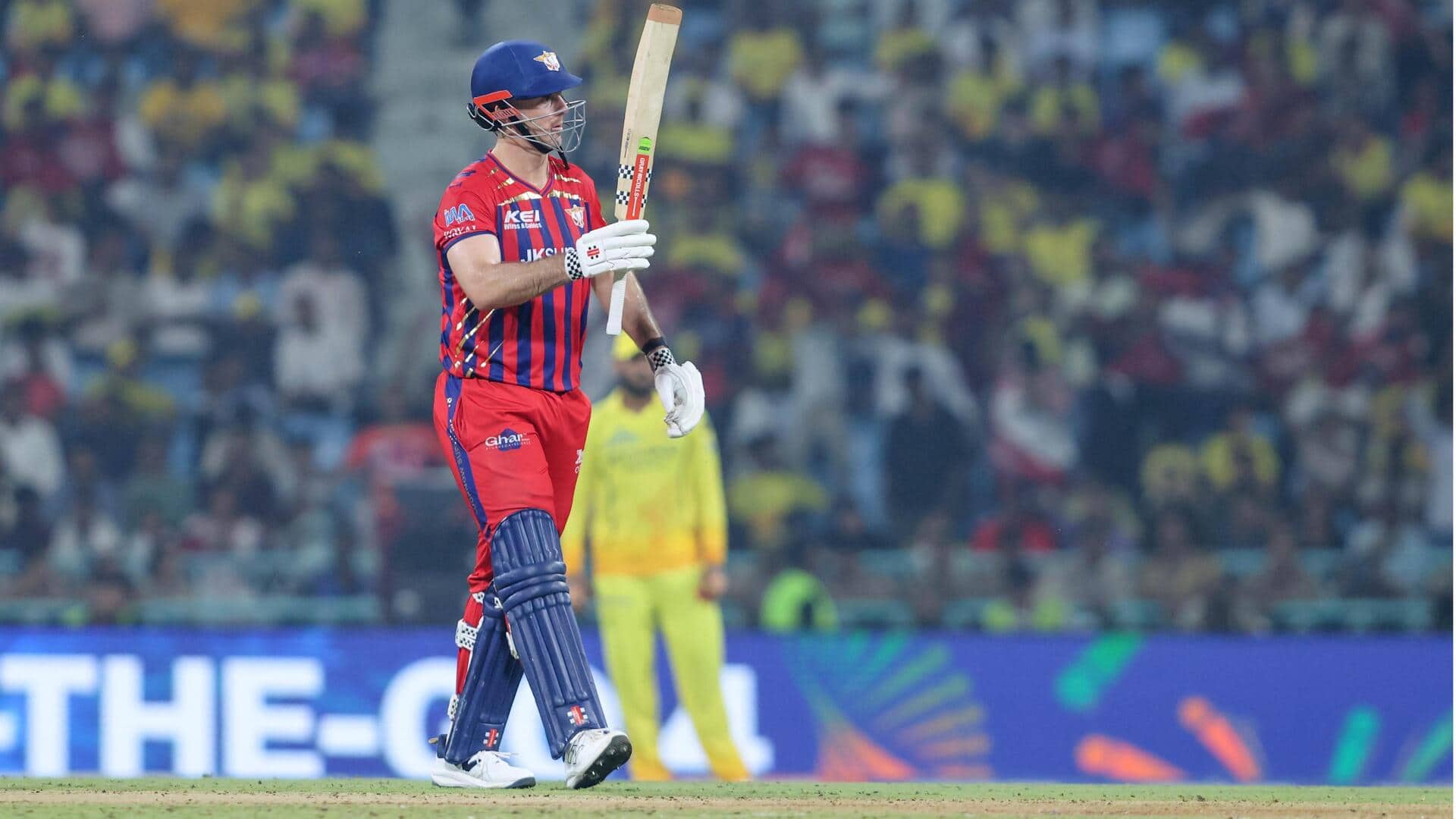 LSG बनाम CSK: मिचेल मार्श तीसरा IPL शतक जड़ने से चूके, बने 'प्लेयर ऑफ द मैच'