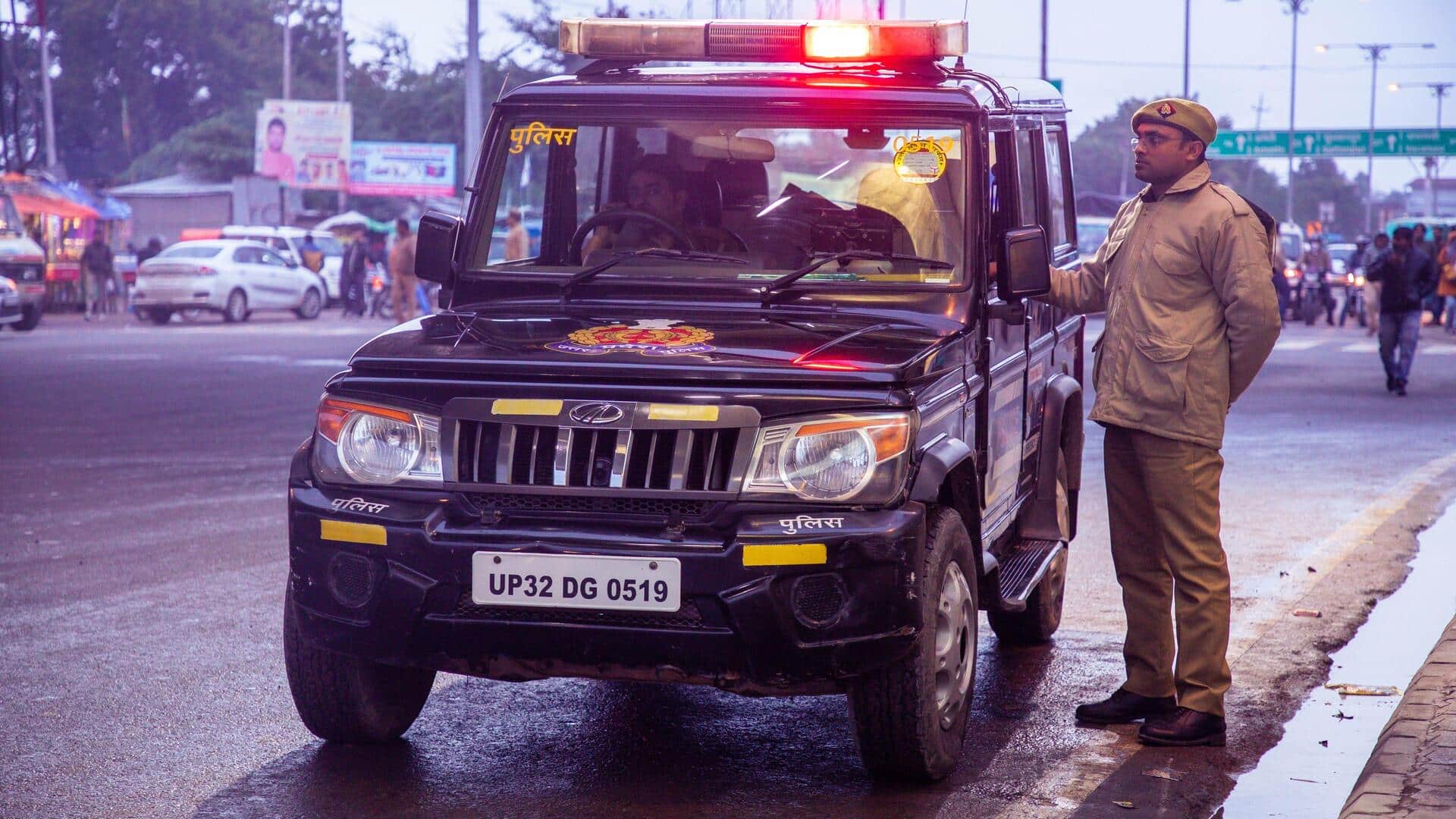 लखनऊ: कार से स्टंट करने पर कटा 26,000 रुपये का चालान, पुलिस ने हिरासत में लिया