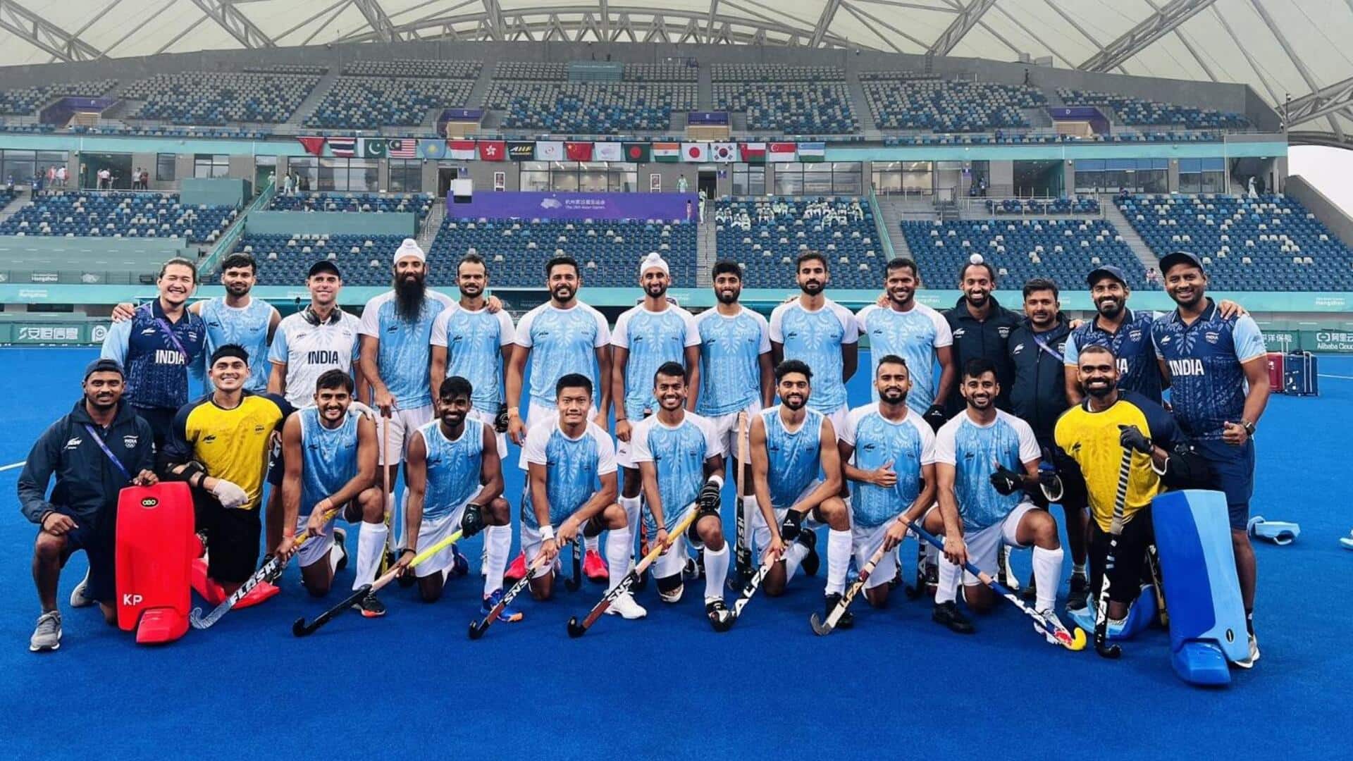 एशियाई खेल: भारतीय हॉकी टीम ने सिंगापुर को 16-1 से हराया, हरमनप्रीत और मनदीप की हैट्रिक