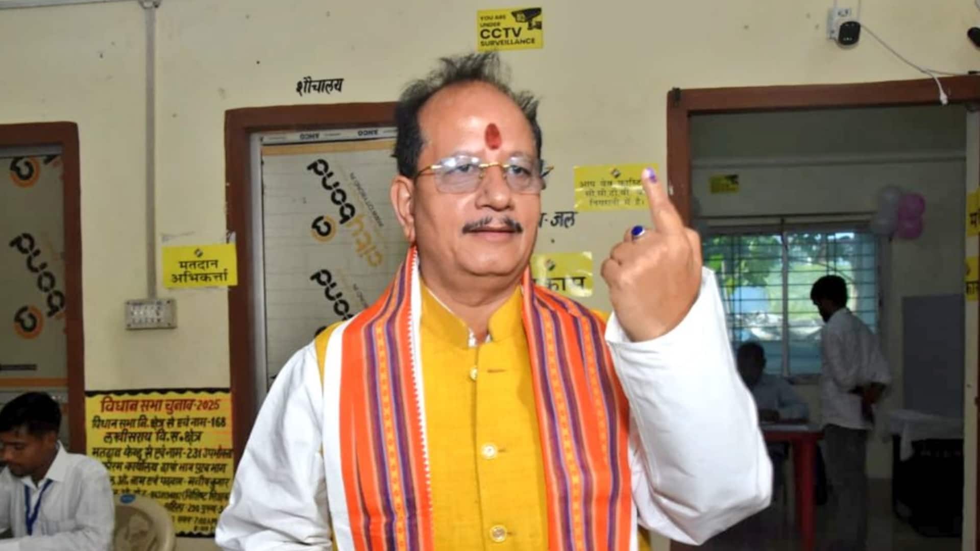 बिहार चुनाव परिणाम 2025: उपमुख्यमंत्री विजय कुमार सिन्हा लखीसराय से पिछड़े