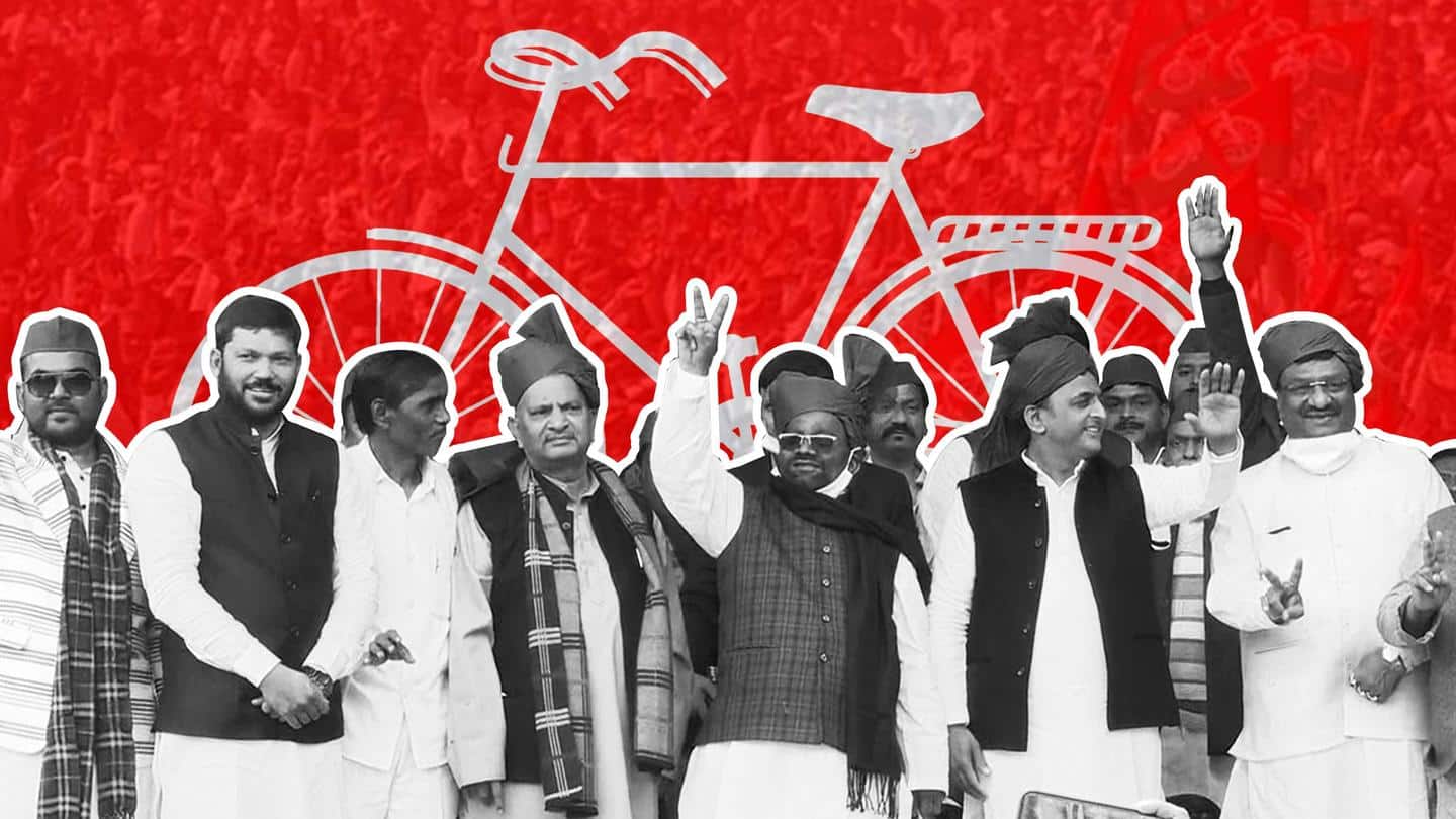 उत्तर प्रदेश: समर्थक विधायकों समेत समाजवादी पार्टी में शामिल हुए स्वामी प्रसाद मौर्य और धर्म सैनी