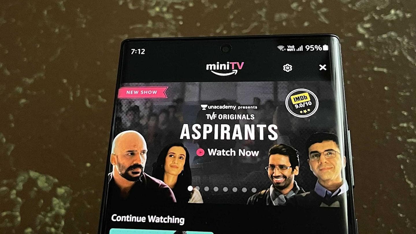 फ्री सेवा 'मिनी TV' भारत में लॉन्च फ्री सेवा 'मिनी TV' भारत में लॉन्च