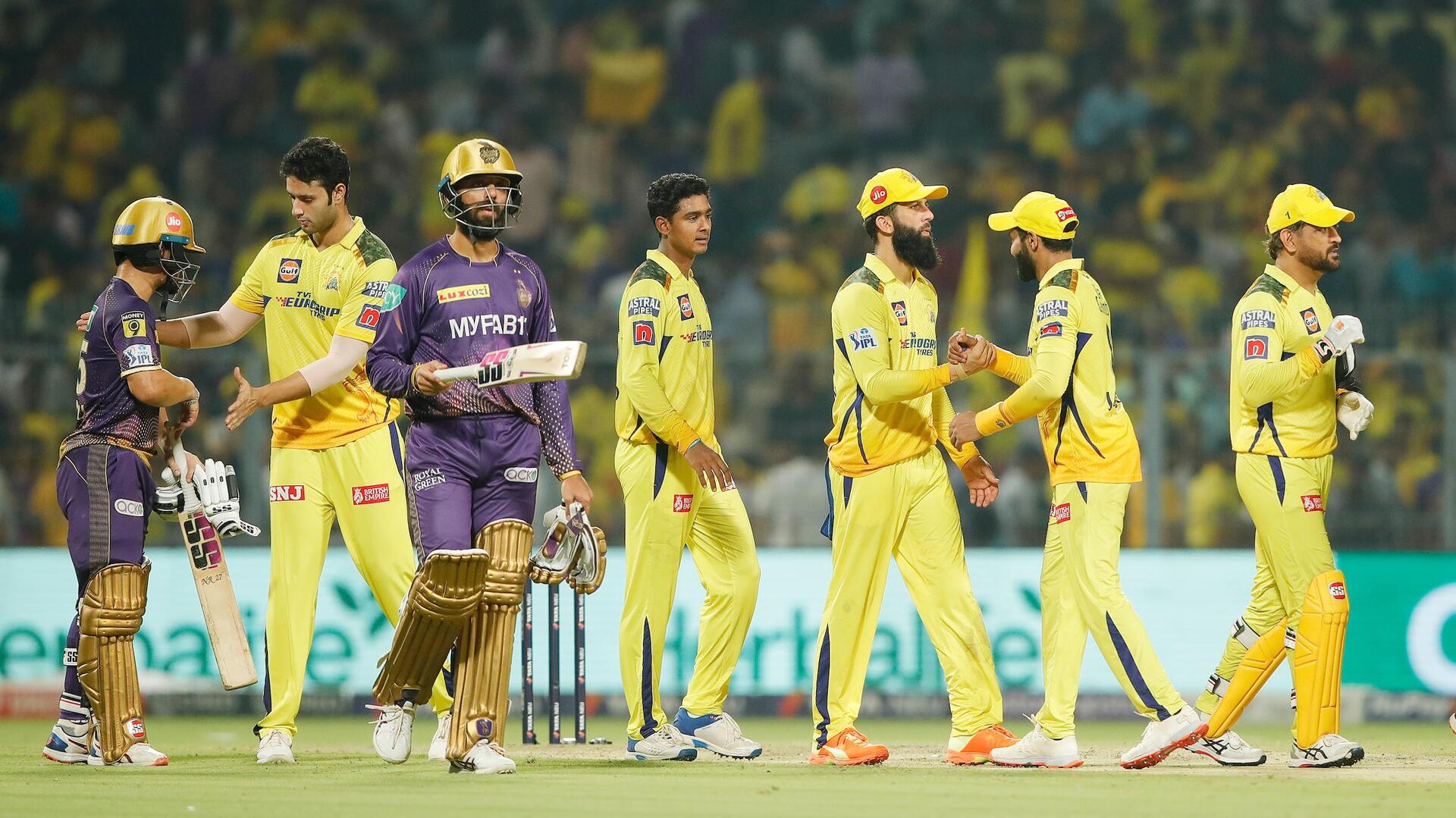 IPL 2023: KKR के खिलाफ CSK ने टॉस जीतकर चुनी बल्लेबाजी, जानिए प्लेइंग इलेवन 