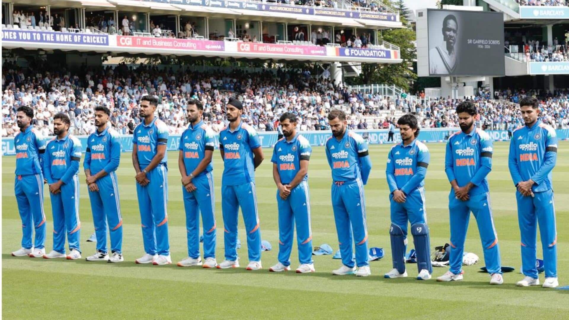 भारत बनाम इंग्लैंड, लॉर्ड्स वनडे: खिलाड़ियों ने काली पट्टी बांधकर क्यों खेला मैच?