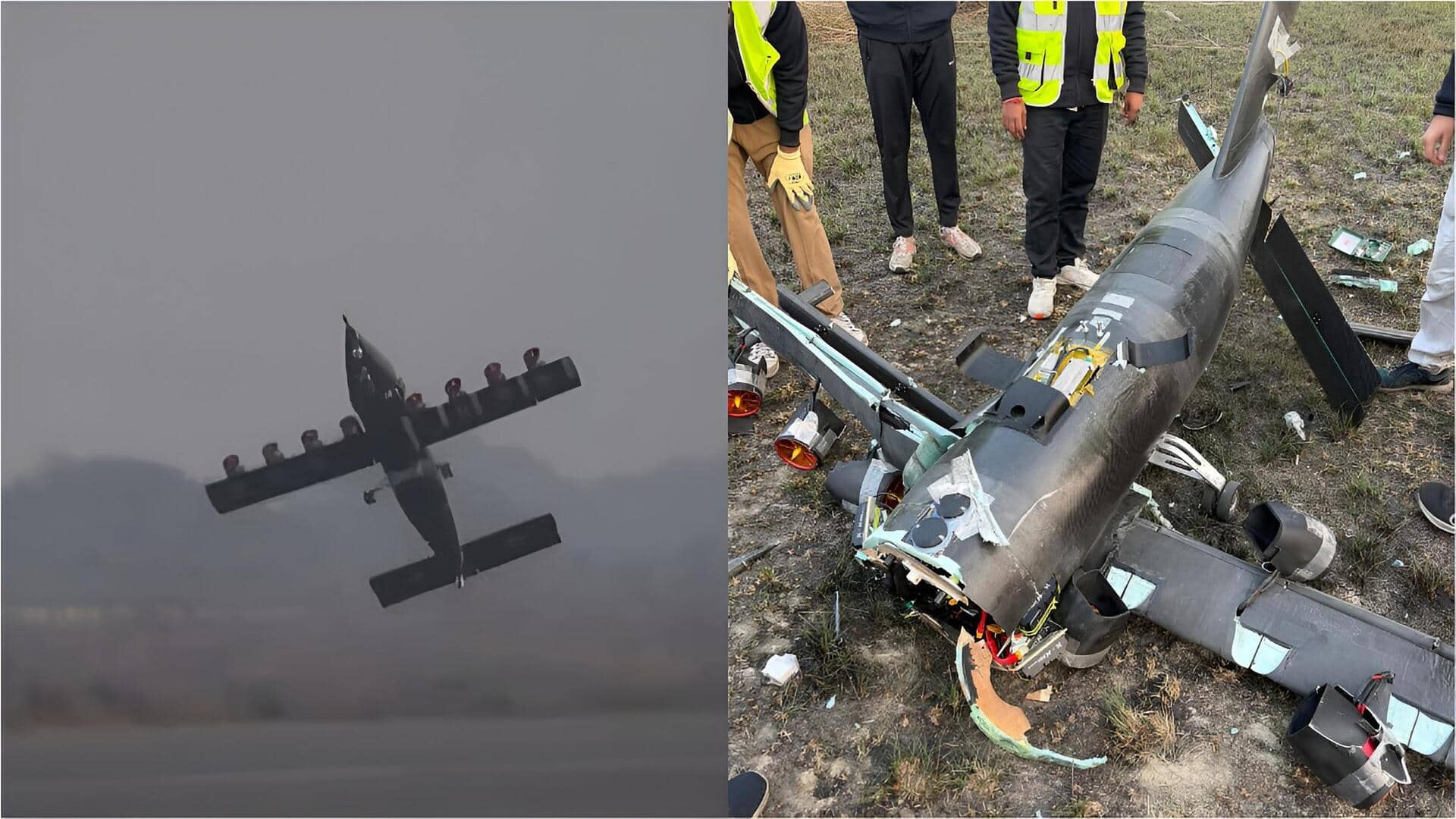 दीपेंद्र गोयल के स्टार्टअप ने इलेक्ट्रिक UAV का किया परीक्षण, उड़ान भरते ही दुर्घटनाग्रस्त 