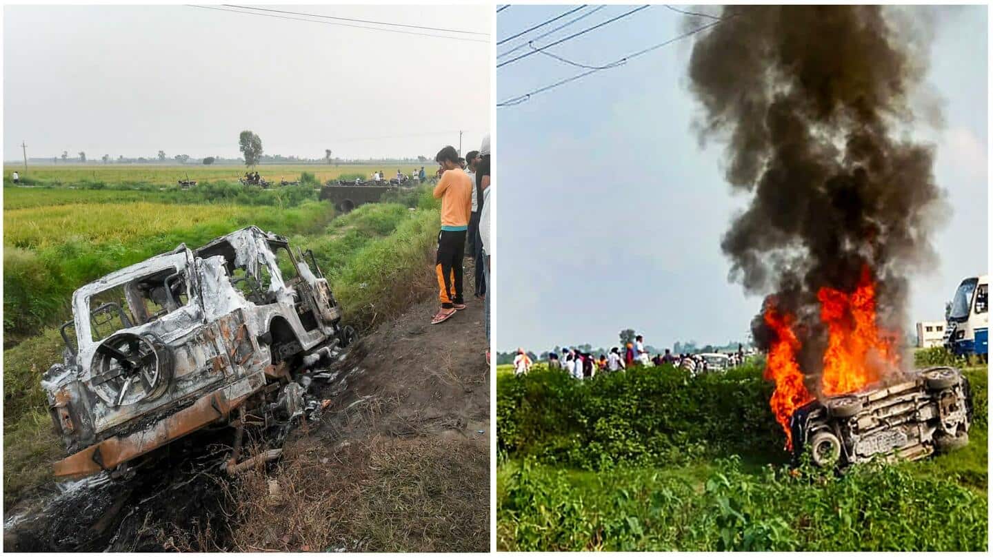 लखीमपुर खीरी में किसानों को रौंदने की घटना के गवाह पर हमला, बाल-बाल बचे
