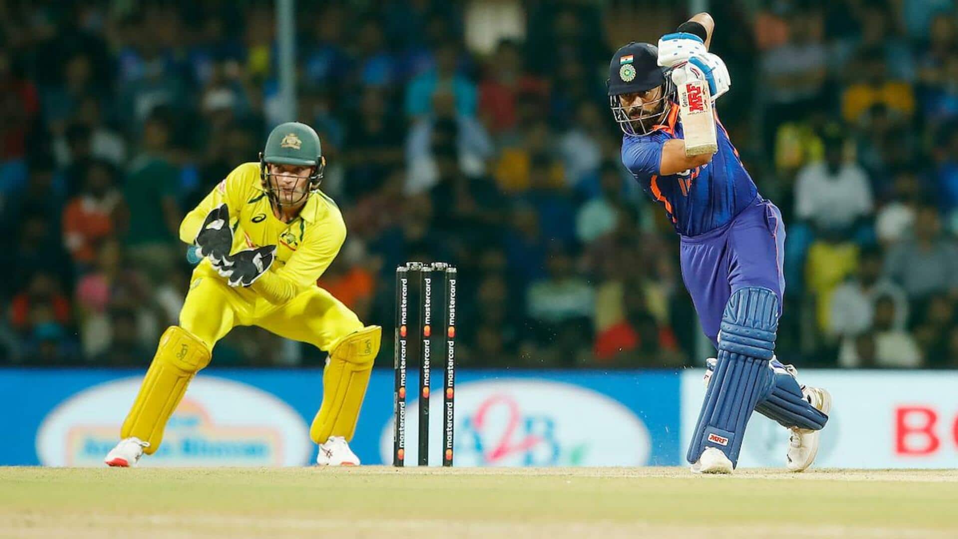 भारत बनाम ऑस्ट्रेलिया: विराट कोहली ने लगाया 65वां वनडे अर्धशतक, रिकी पोंटिंग से निकले आगे