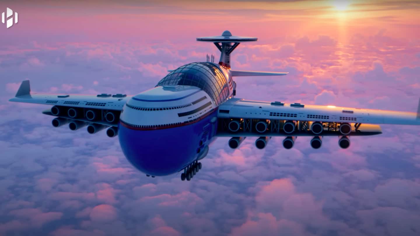उड़ने वाले होटल का डिजाइन वायरल, बिना लैंड किए महीनों आसमान में रहेगा