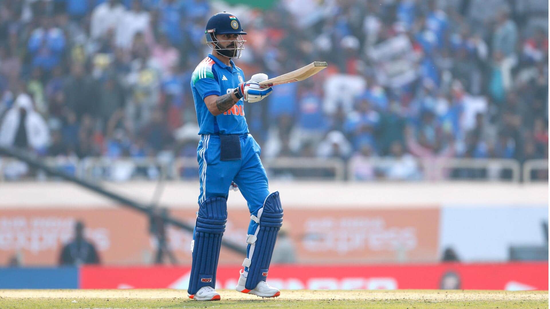 विराट कोहली ने 13वीं बार लगातार 3 वनडे में बनाए 50+ के स्कोर, जानिए रिकॉर्ड 