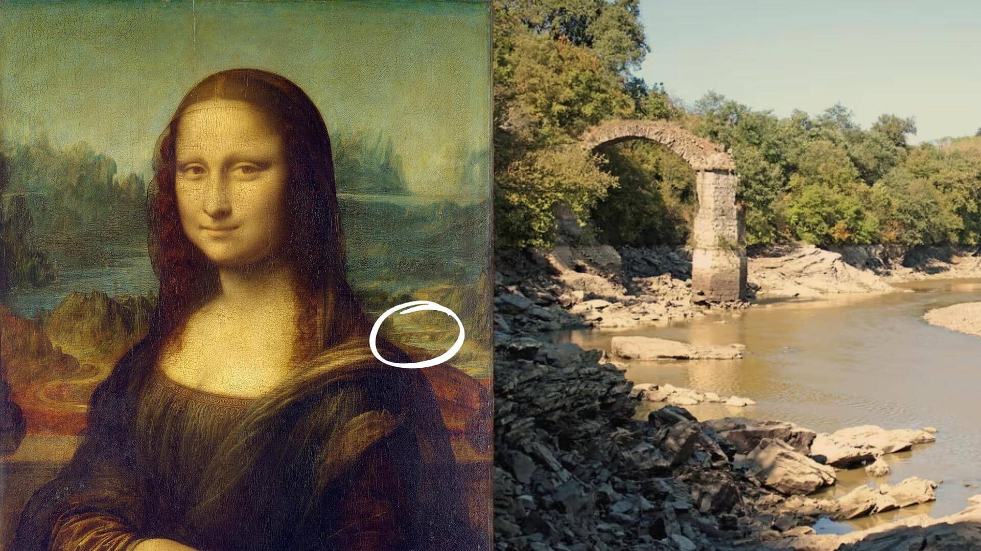 मोनालिसा की पेंटिंग में मौजूद पुल का रहस्य सुलझा, इतालवी इतिहासकार ने किया दावा 