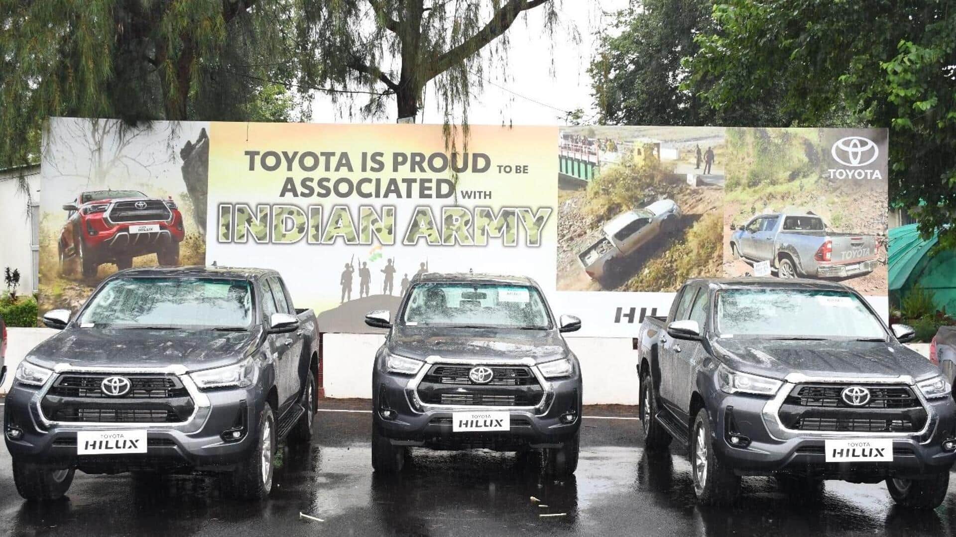 भारतीय सेना के बेड़े में शामिल हुआ टोयोटा हिलक्स, 2 महीने चली थी टेस्टिंग 