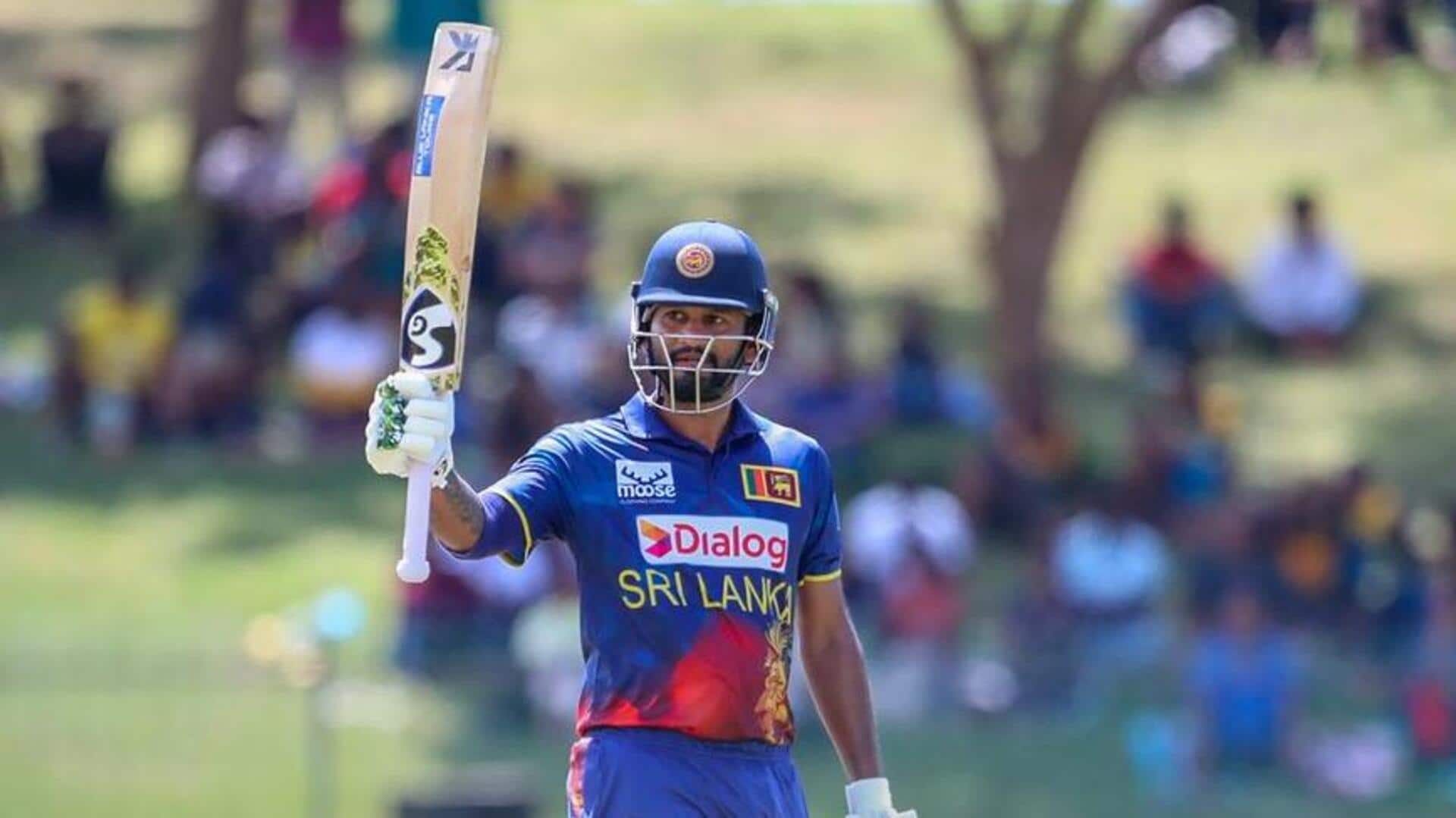 श्रीलंका बनाम अफगानिस्तान: दिमुथ करुणारत्ने ने 43 गेंदों में लगाया अर्धशतक, जानिए उनके आंकड़े