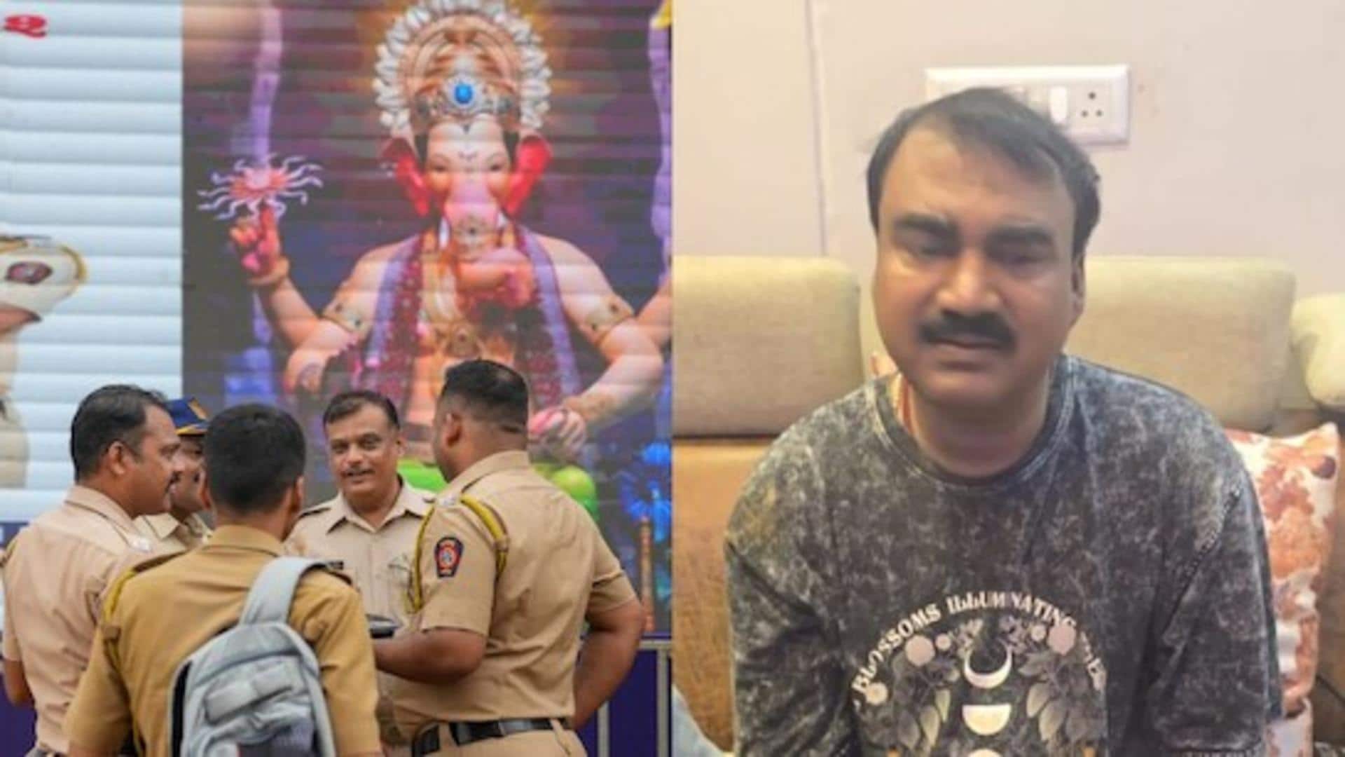 मुंबई में 34 मानव बम और पाकिस्तानी आतंकियों की धमकी देने वाला नोएडा से गिरफ्तार