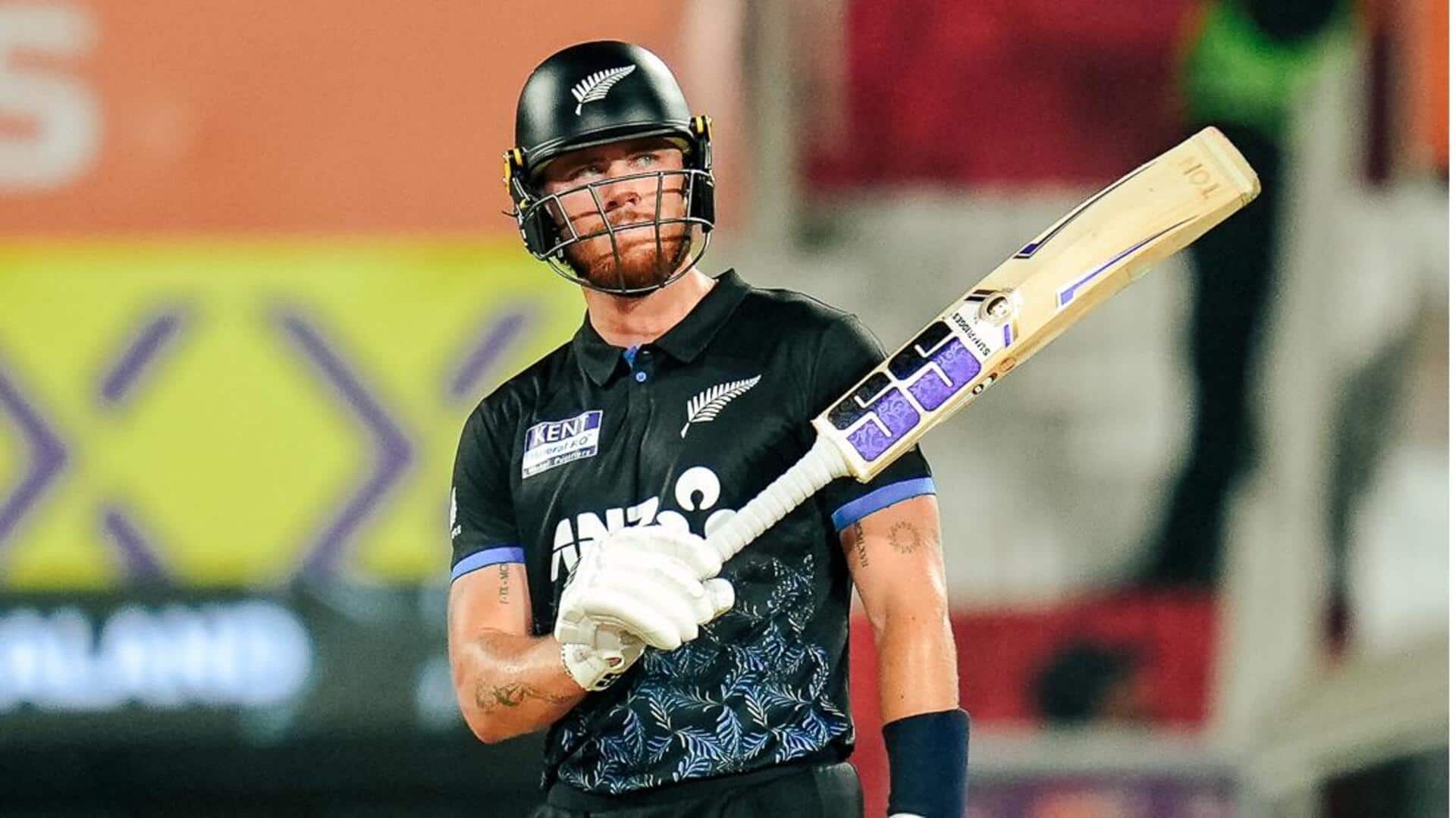 फिन एलन ने भारत के खिलाफ 22 गेंदों में जड़ा अर्धशतक, जानिए उनके आंकड़े 