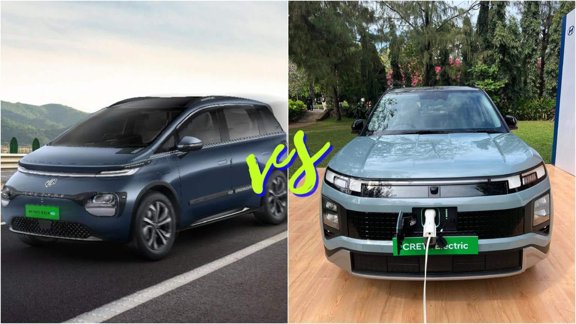 MG विंडसर प्रो बनाम हुंडई क्रेटा EV: दोनों में कौनसी है पैसा वसूल इलेक्ट्रिक कार? MG विंडसर प्रो बनाम हुंडई क्रेटा EV: दोनों में कौनसी है पैसा वसूल इलेक्ट्रिक कार?