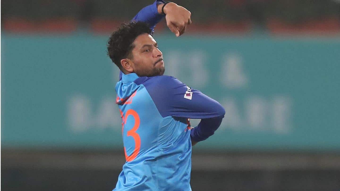 भारत बनाम न्यूजीलैंड: कुलदीप यादव ने टी-20 क्रिकेट में पूरे किए 150 विकेट 