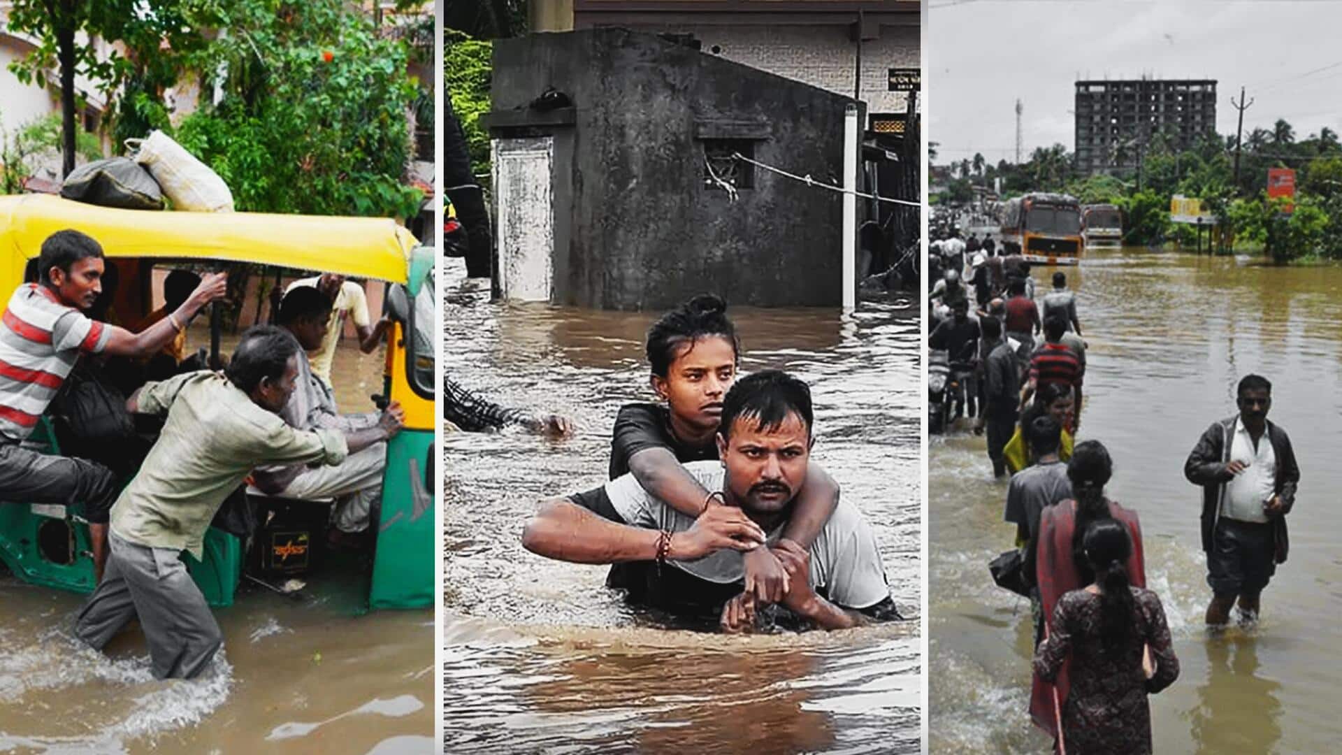 गुजरात में बारिश ने मचाई भारी तबाही, मरने वालों का आंकड़ा 100 के पार