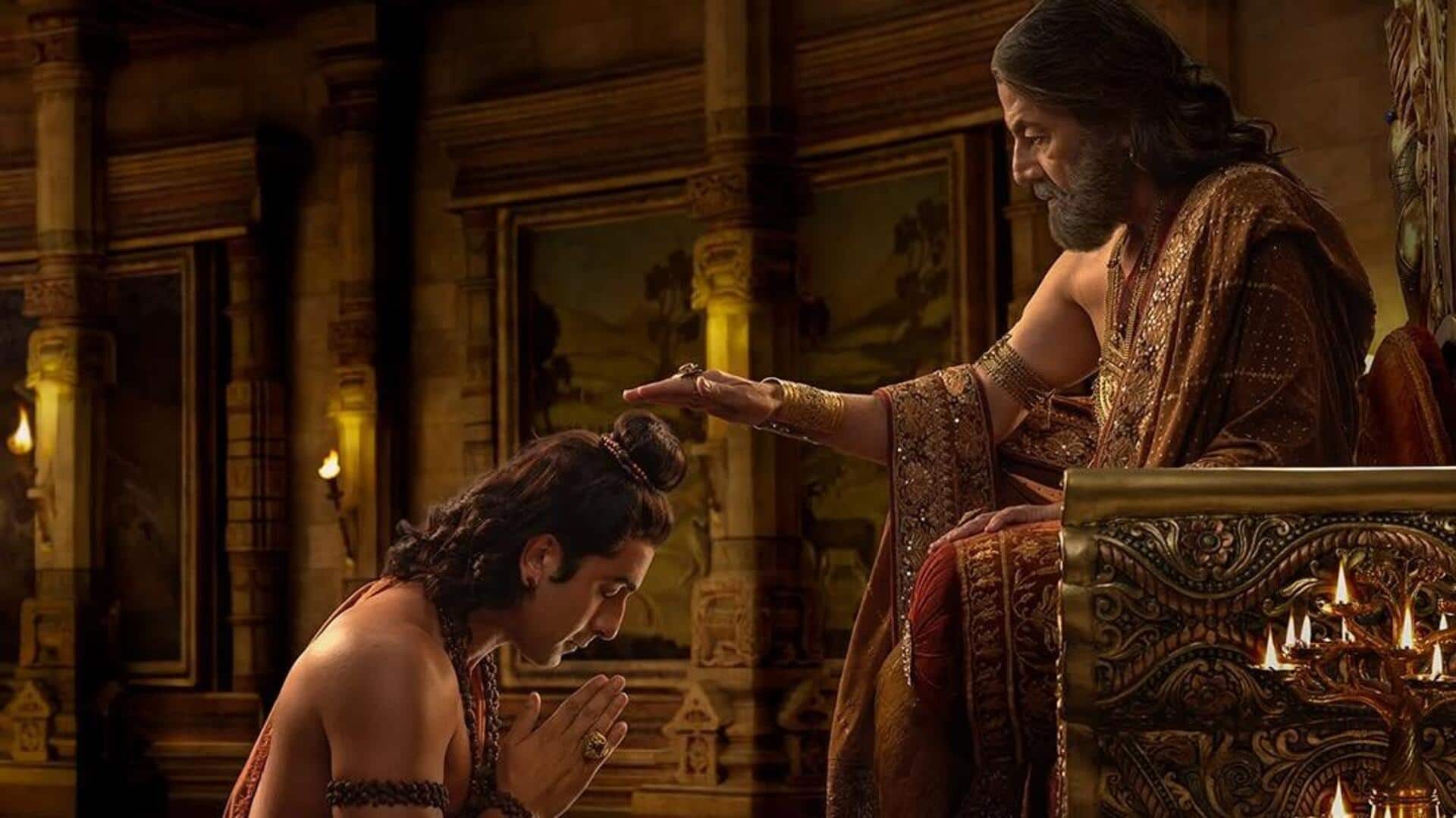 'रामायण' के नए पोस्टर रिलीज, राजा दशरथ से अंतिम विदाई लेते दिखे श्रीराम बने रणबीर कपूर