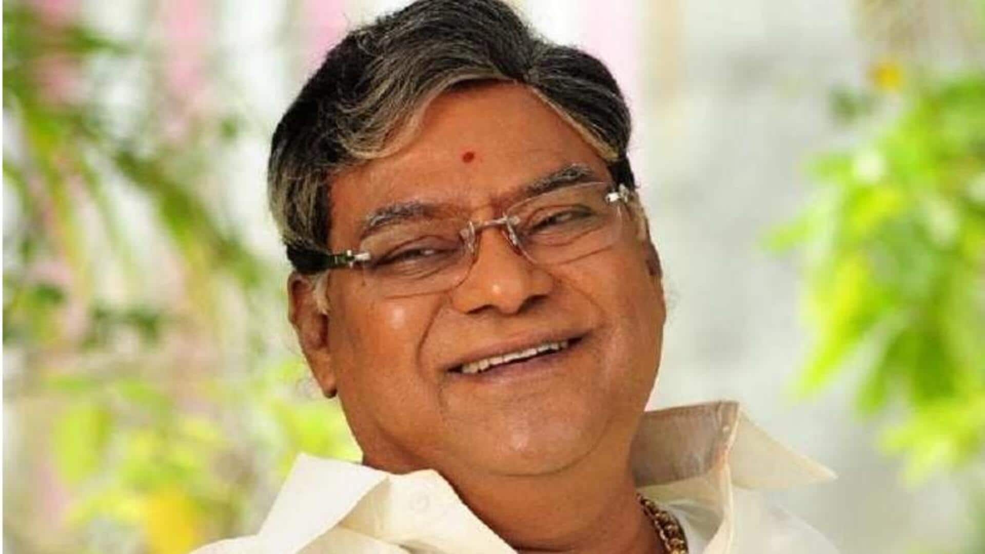 दिग्गज अभिनेता और पूर्व राजनेता कोटा श्रीनिवास राव का निधन, मुख्यमंत्री चंद्रबाबू नायडू ने जताया शोक दिग्गज अभिनेता और पूर्व राजनेता कोटा श्रीनिवास राव का निधन, मुख्यमंत्री चंद्रबाबू नायडू ने जताया शोक