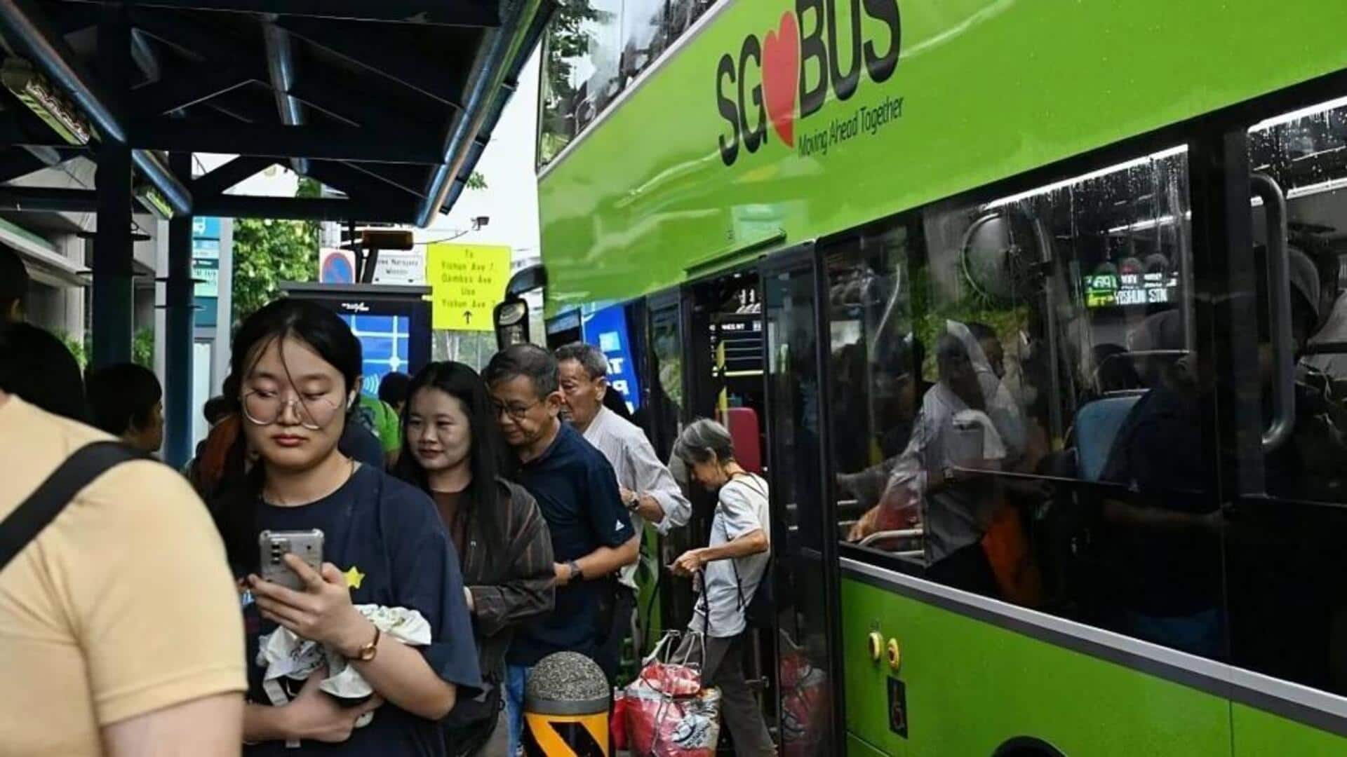सिंगापुर में बस के अंदर तेज संगीत बजाना और सीट पर पैर रखना पड़ेगा भारी