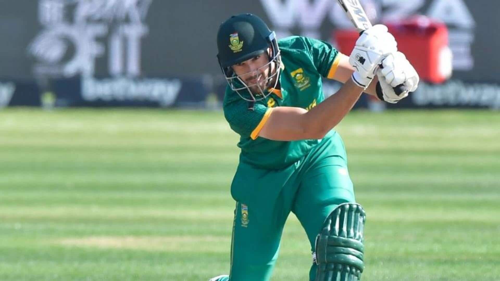 ऑस्ट्रेलिया बनाम दक्षिण अफ्रीका: एडेन मार्करम ने जड़ा वनडे विश्व कप में पहला अर्धशतक, जानिए आंकड़े