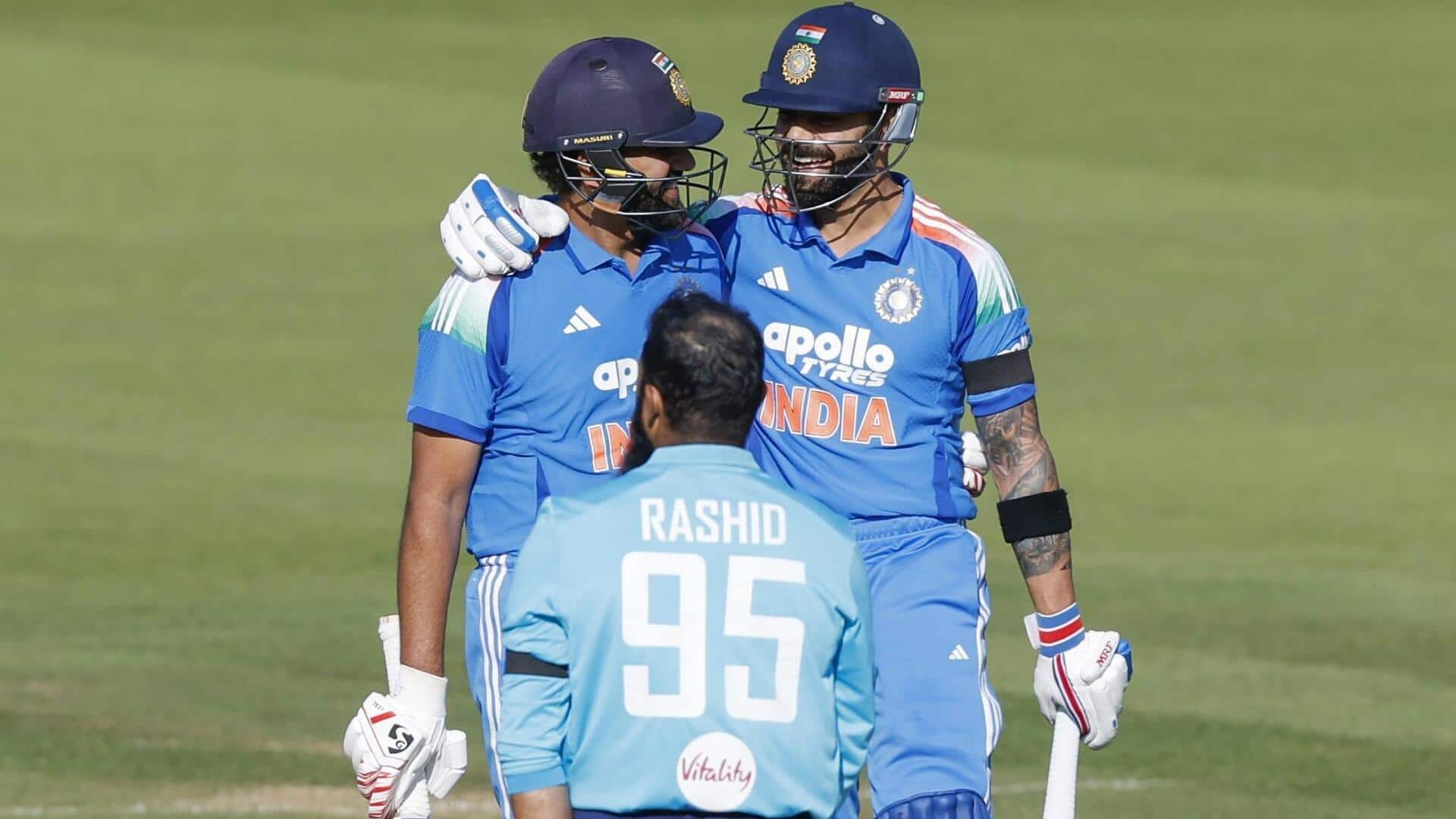 वनडे क्रिकेट: इंग्लैंड में भारतीय टीम द्वारा बनाए गए सबसे बड़े टीम स्कोर